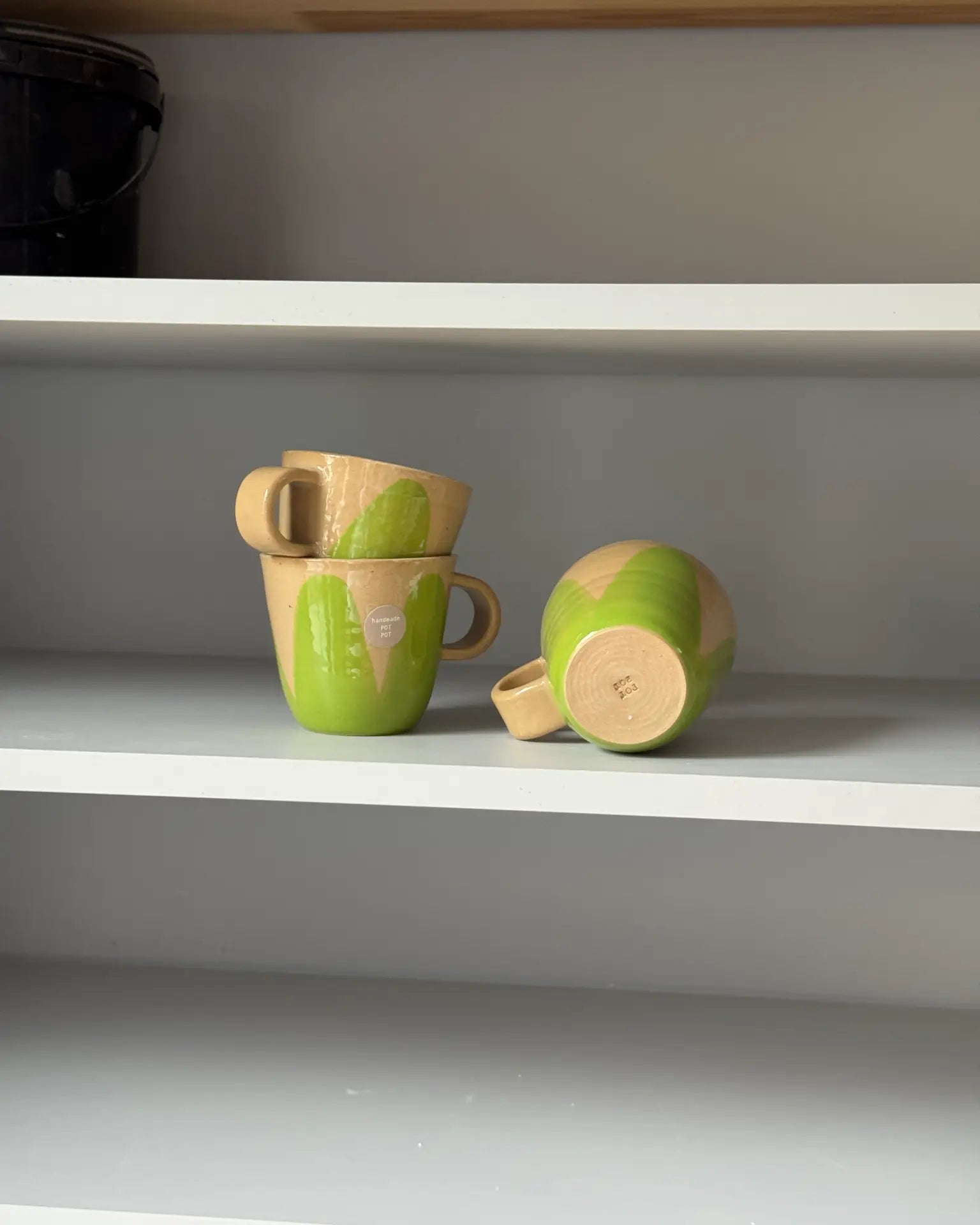 Kubek Ceramiczny Pistacjowy Vintage 300 ml | CA