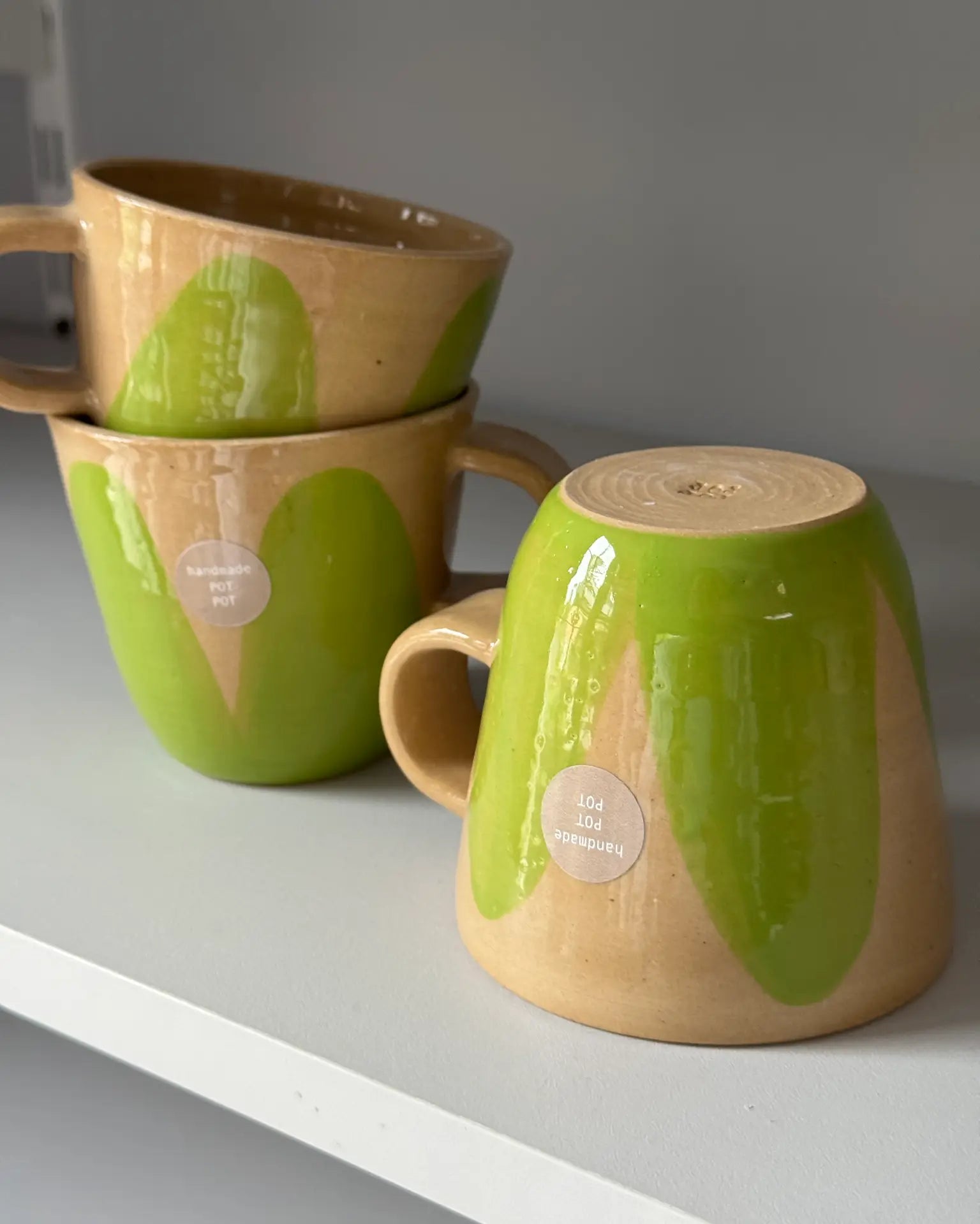 Kubek Ceramiczny Pistacjowy Vintage 300 ml | CA