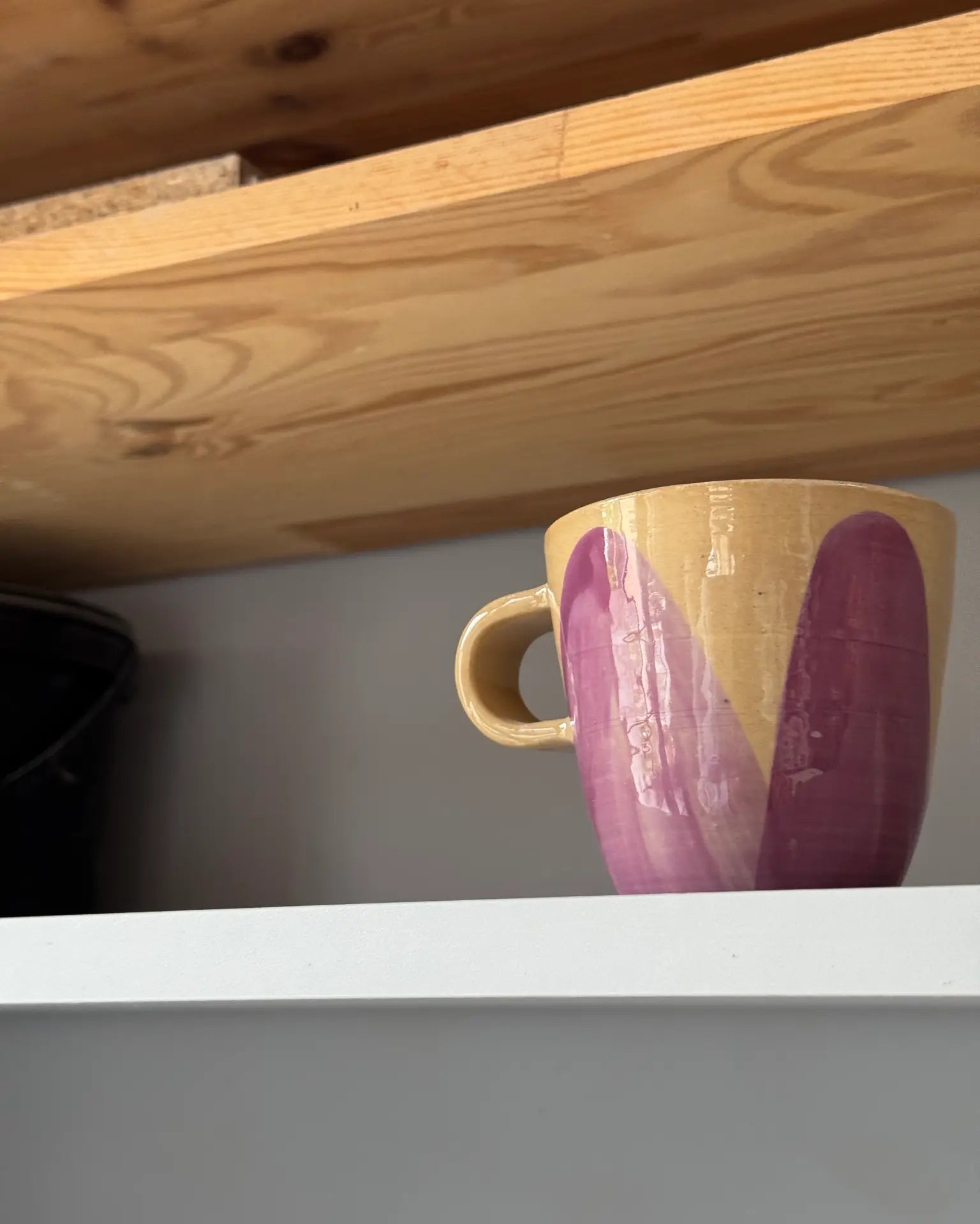 Kubek Ceramiczny Lawenda Vintage 300 ml | CA