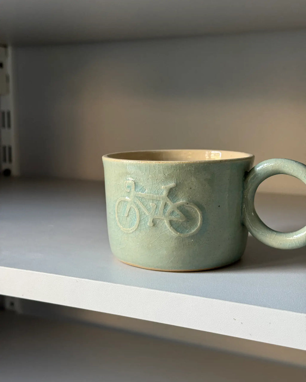 Kubek z Uchem Soft Teal 320 ml | CR