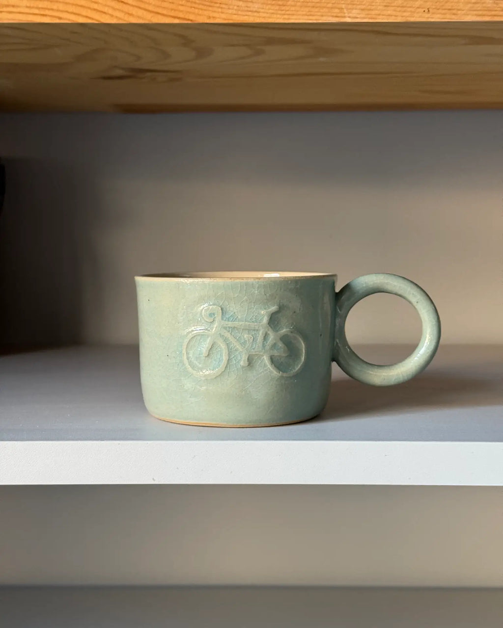 Kubek z Uchem Soft Teal 320 ml | CR