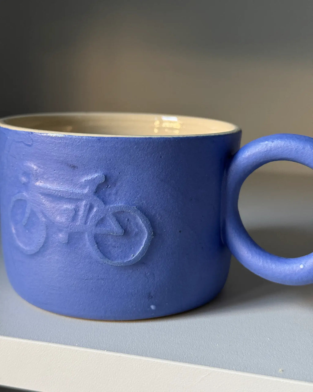 Kubek z Uchem Royal Blue Bike 320 ml | CR