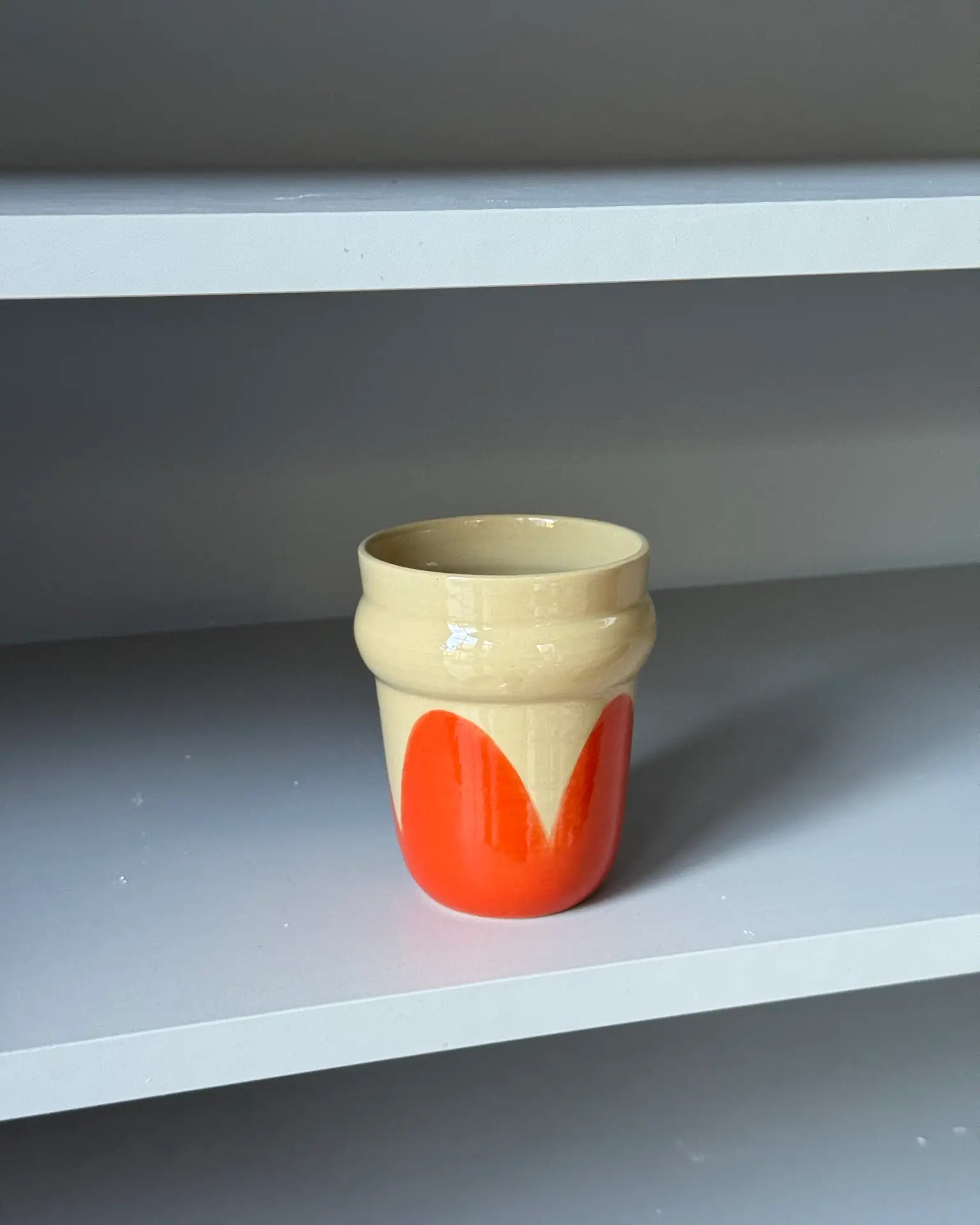 Czarka Ceramiczna Pomarańczowa Vintage 250 ml | SA