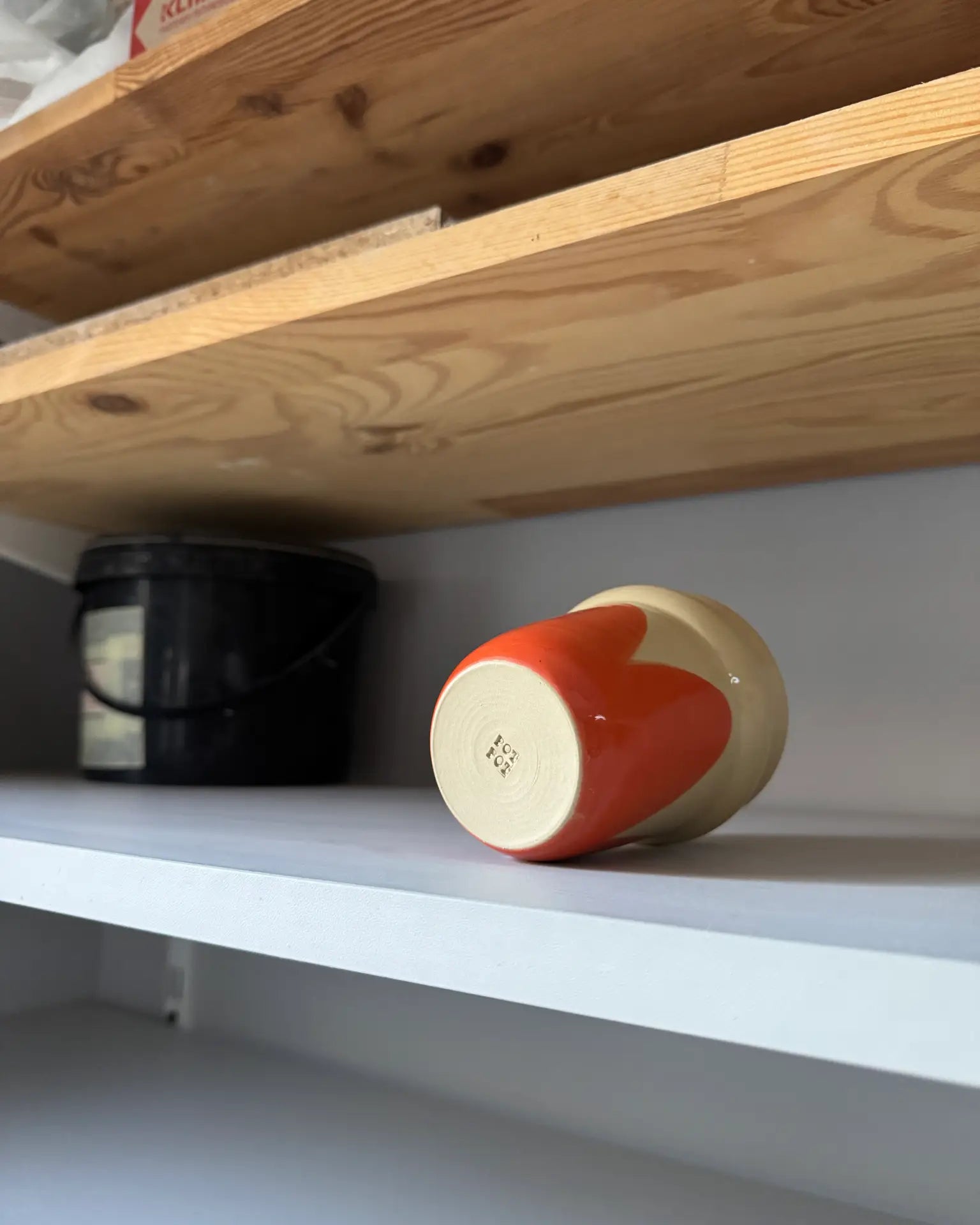 Czarka Ceramiczna Pomarańczowa Vintage 250 ml | SA