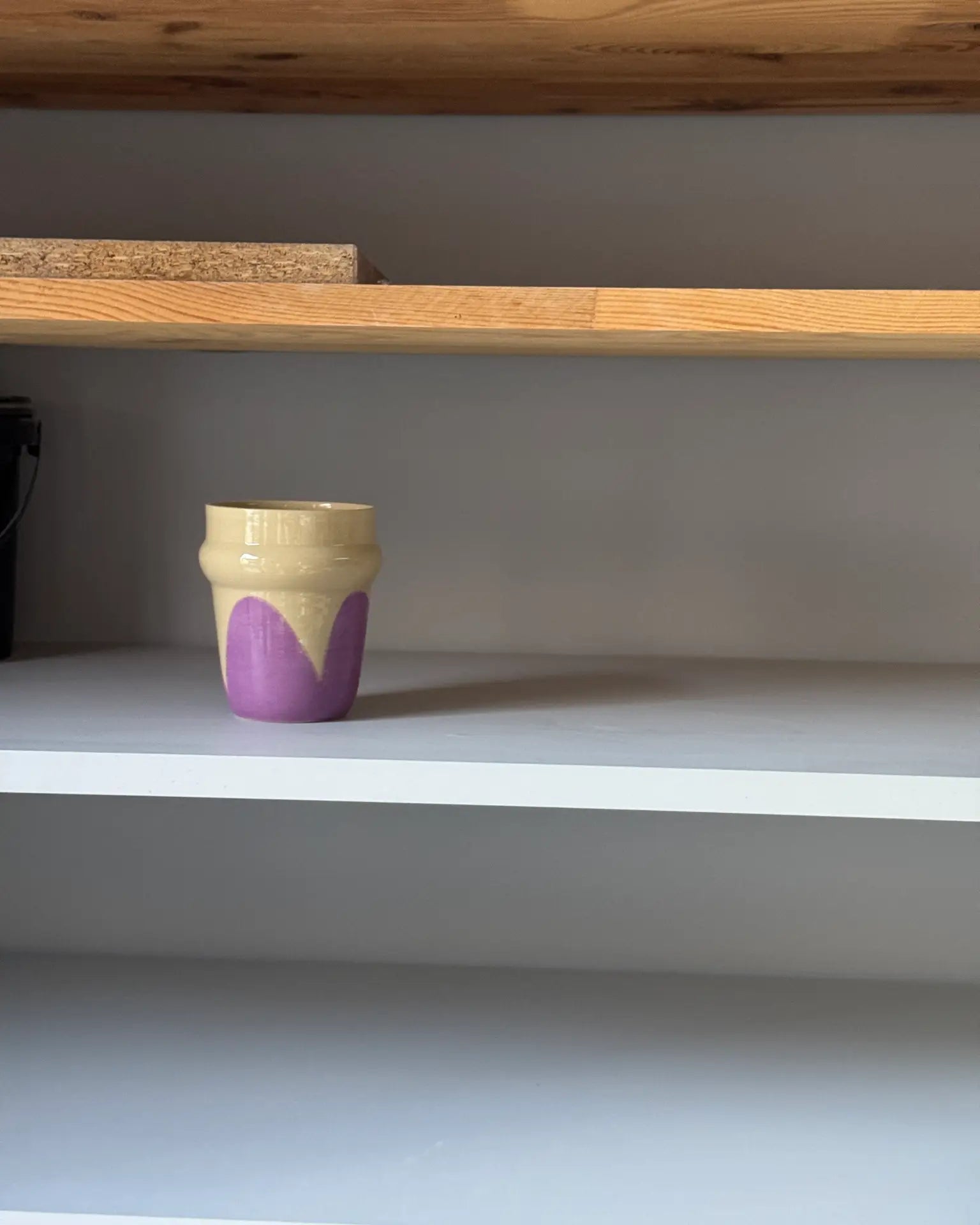 Czarka Ceramiczna Fioletowa Vintage 250 ml | SA