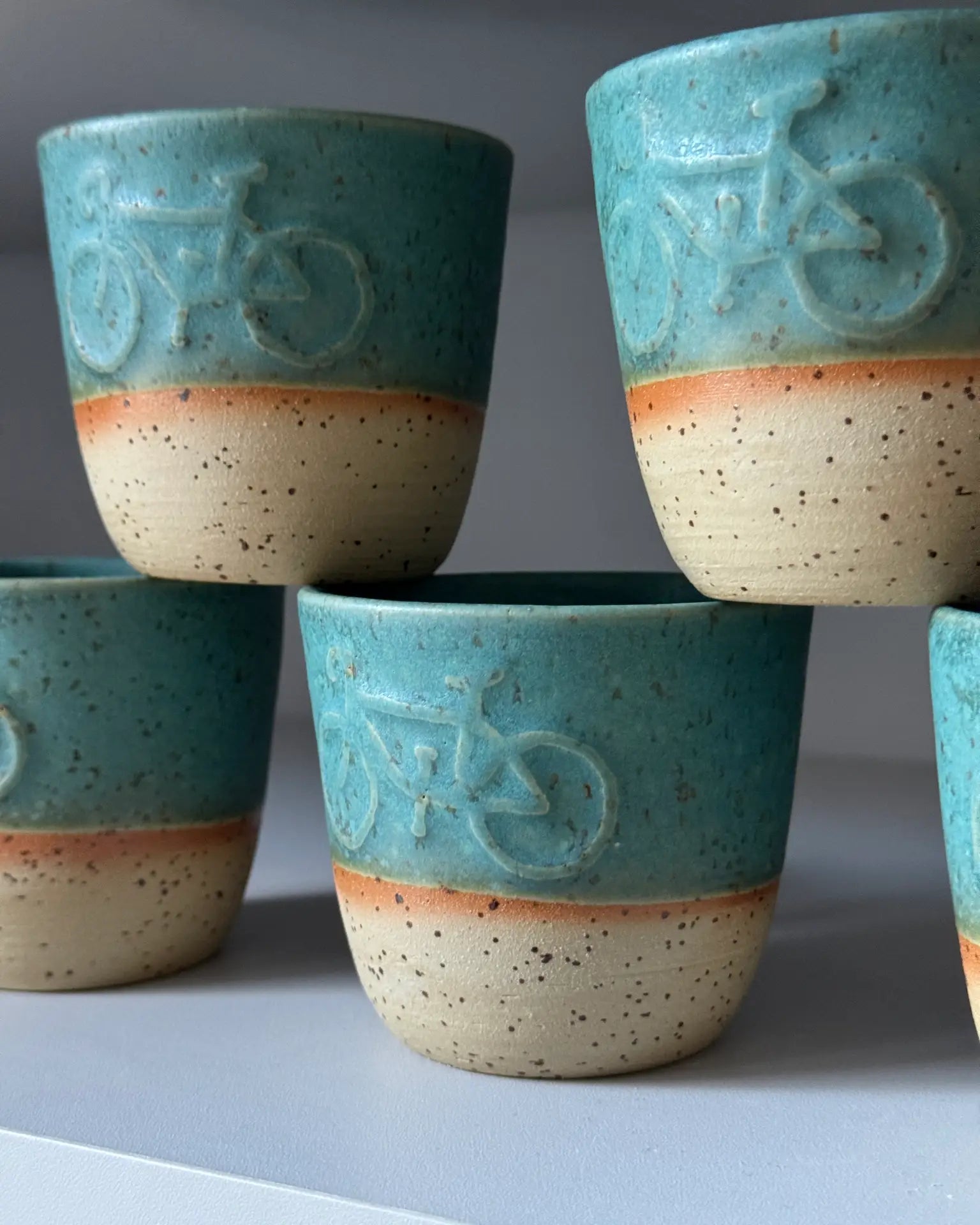 Czarka Ceramiczna Turkus Bike 200 ml | HD