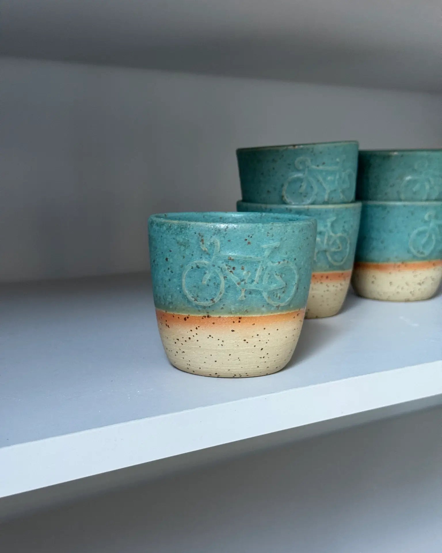 Czarka Ceramiczna Turkus Bike 200 ml | HD