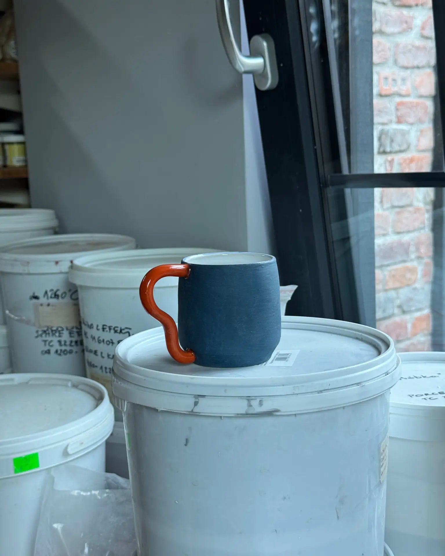 Kubek Ceramiczny Niebieski Przypadek 250 ml | SA