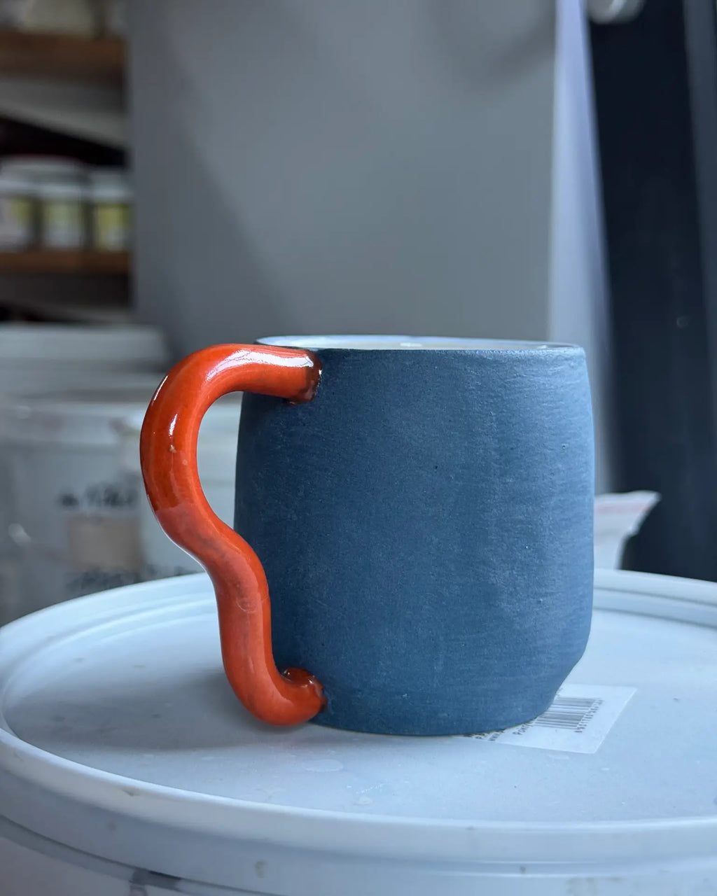 Kubek Ceramiczny Niebieski Przypadek 250 ml | SA