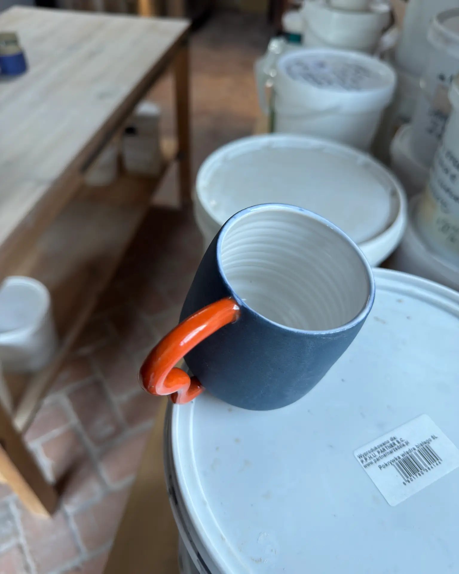 Kubek Ceramiczny Niebieski Przypadek 250 ml | SA