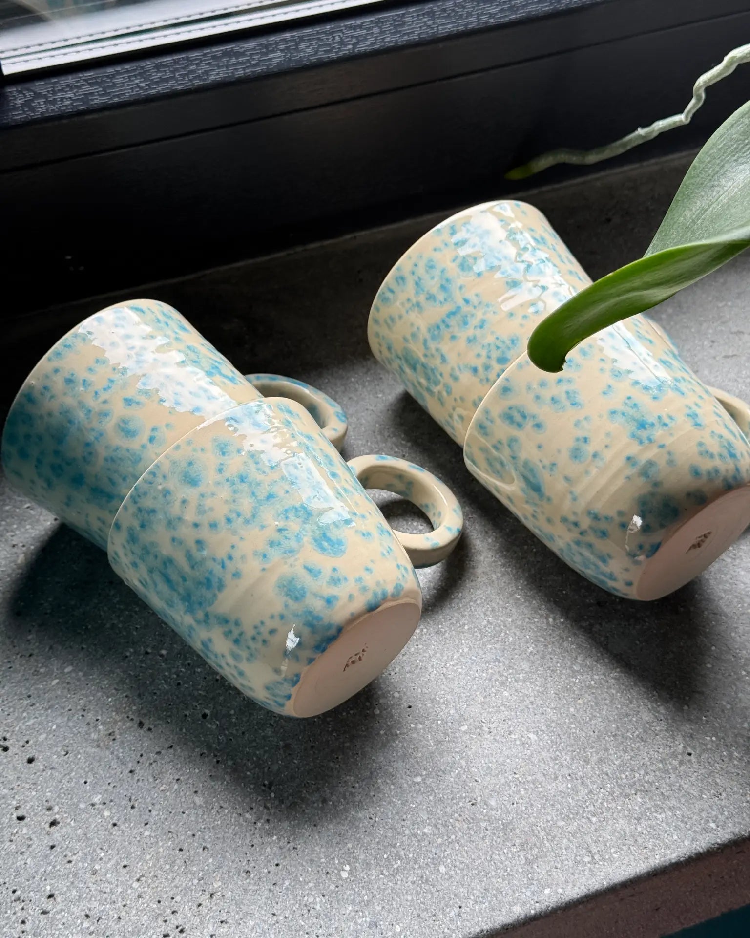 Kubek Ceramiczny Błękitny Crystal 200 ml | SA