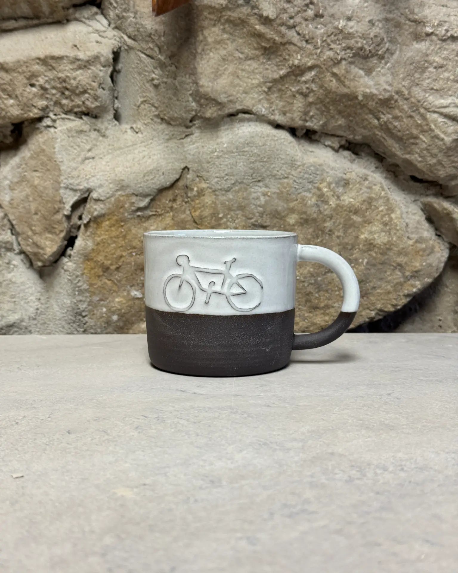Kubek Ceramiczny Black & White Bike 320 ml | EB
