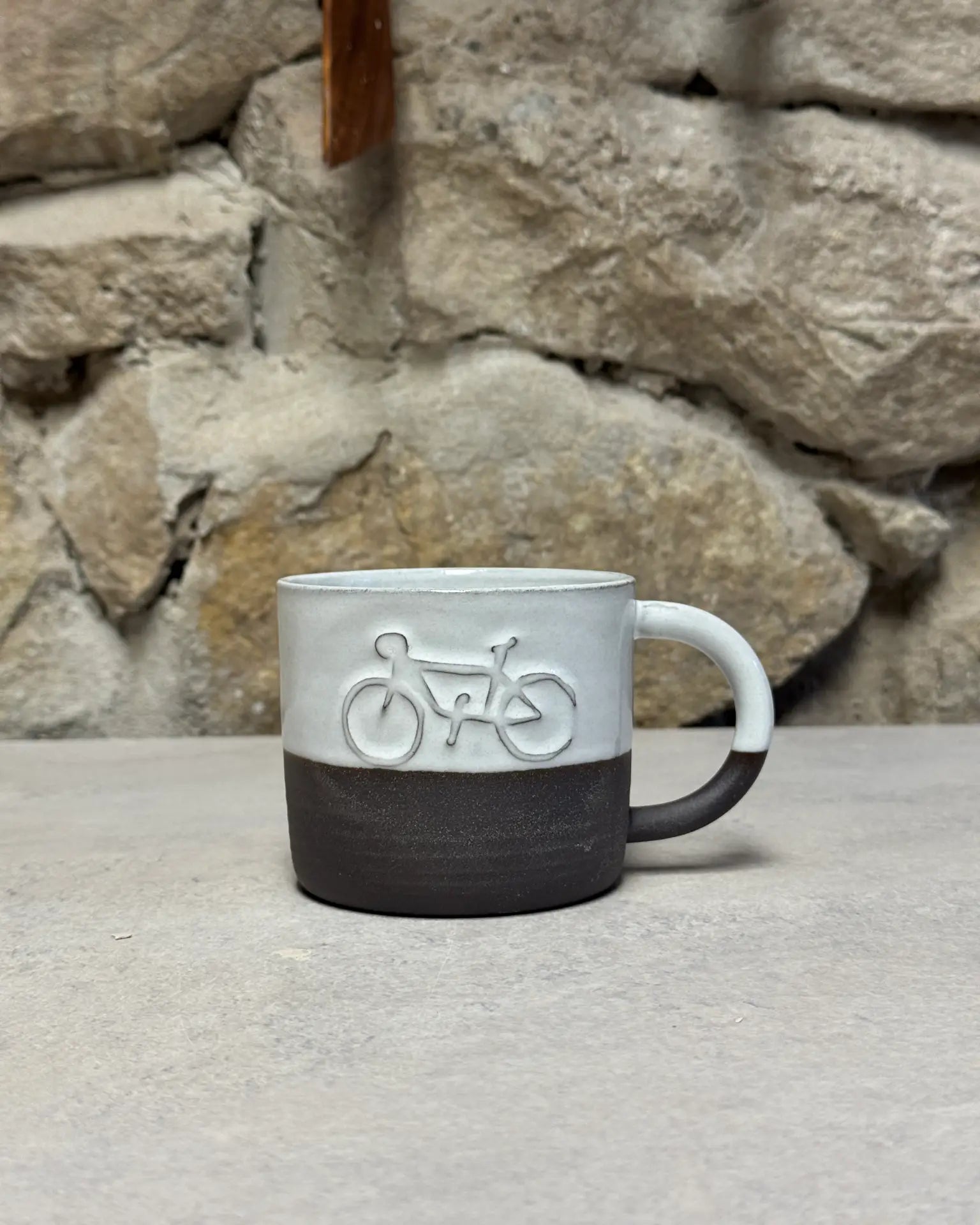 Kubek Ceramiczny Black & White Bike 320 ml | EB