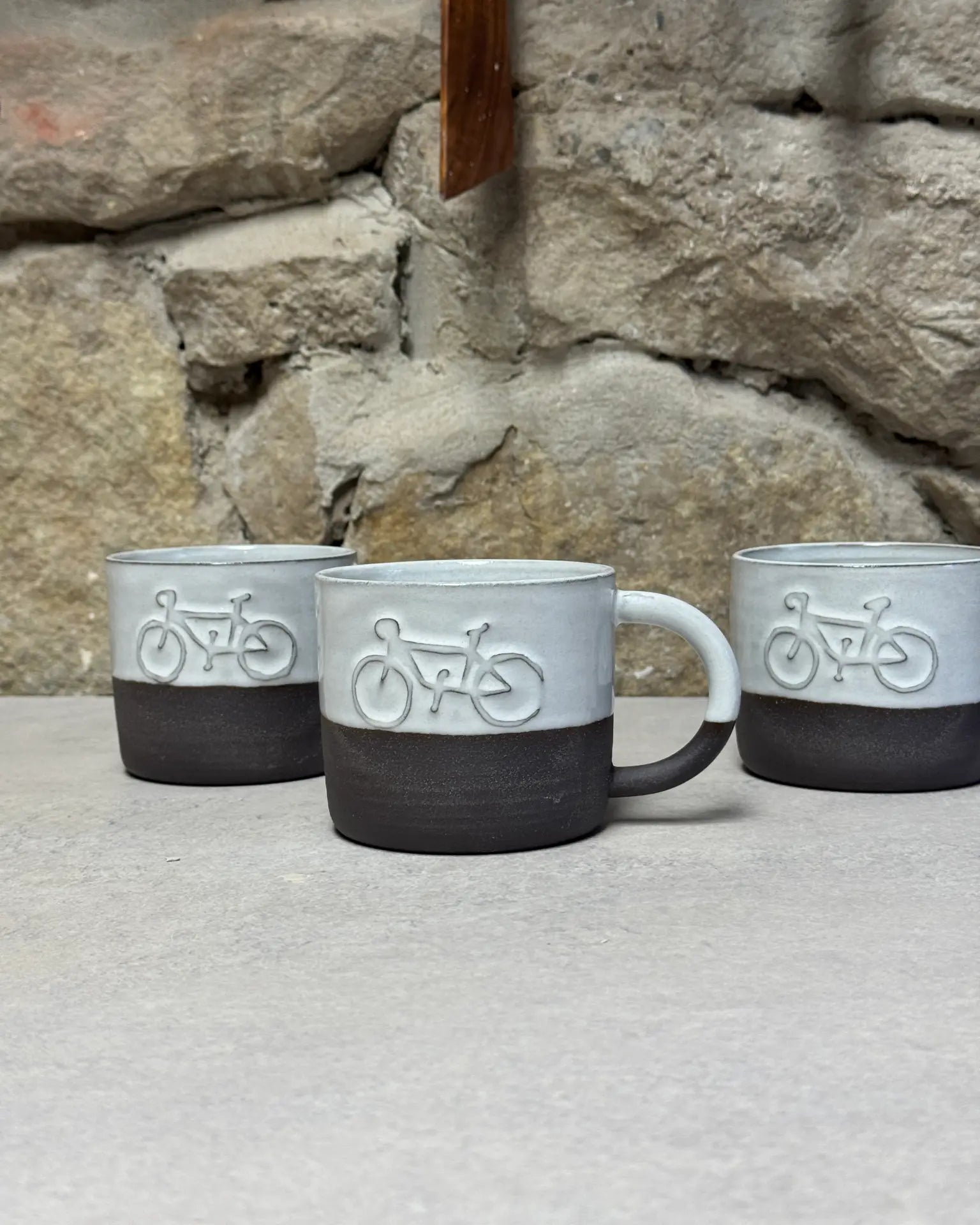 Kubek Ceramiczny Black & White Bike 320 ml | EB