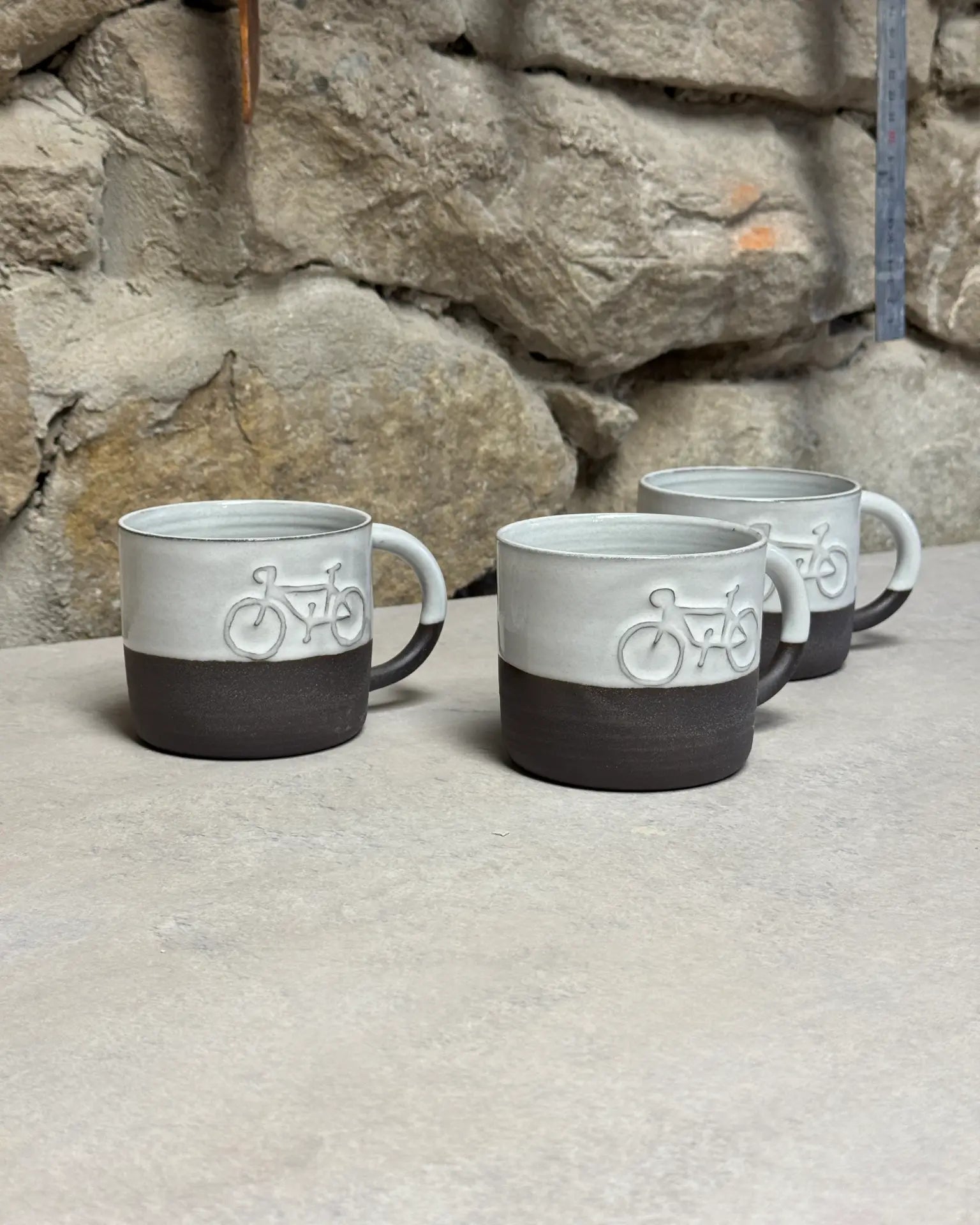 Kubek Ceramiczny Black & White Bike 320 ml | EB