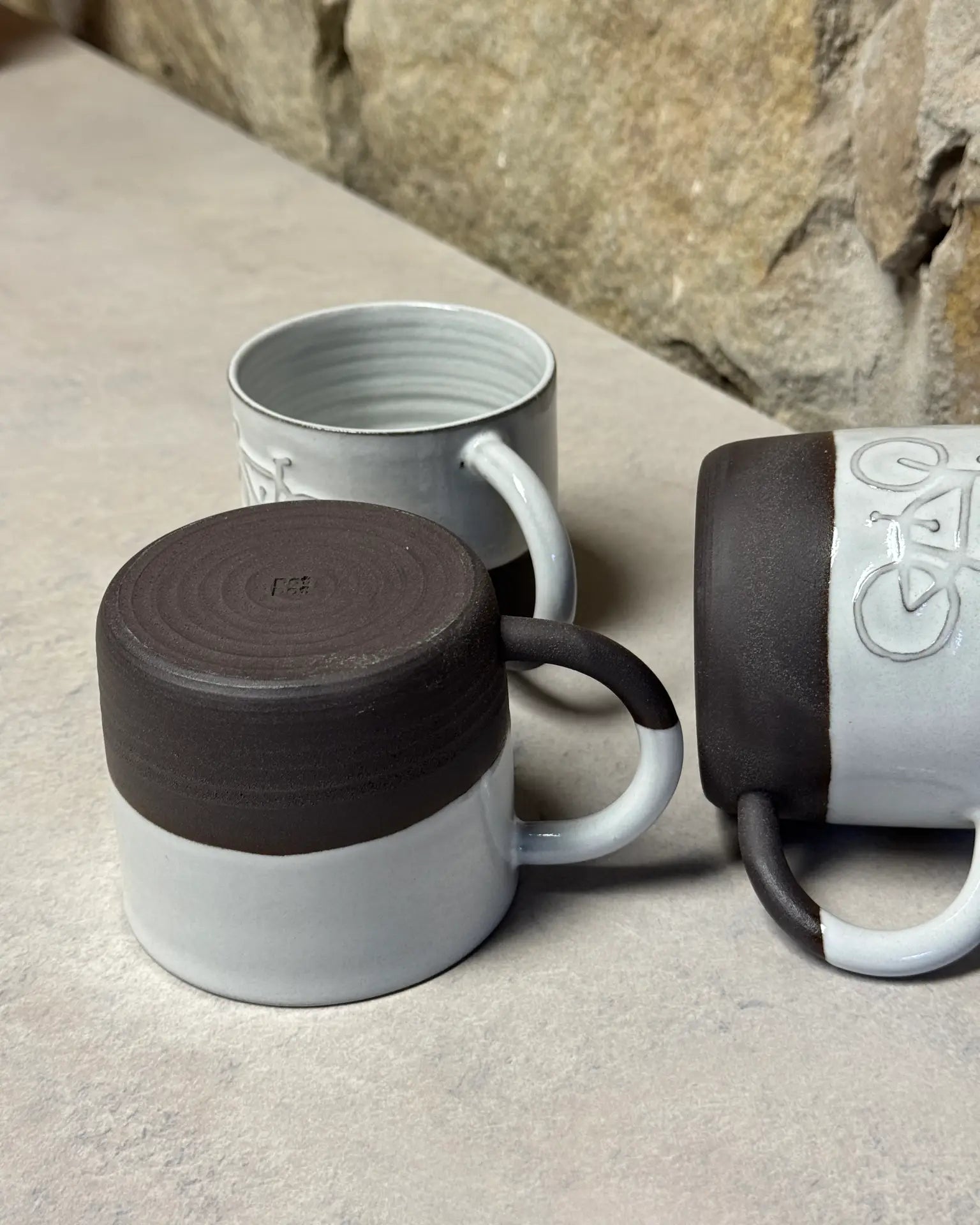 Kubek Ceramiczny Black & White Bike 320 ml | EB