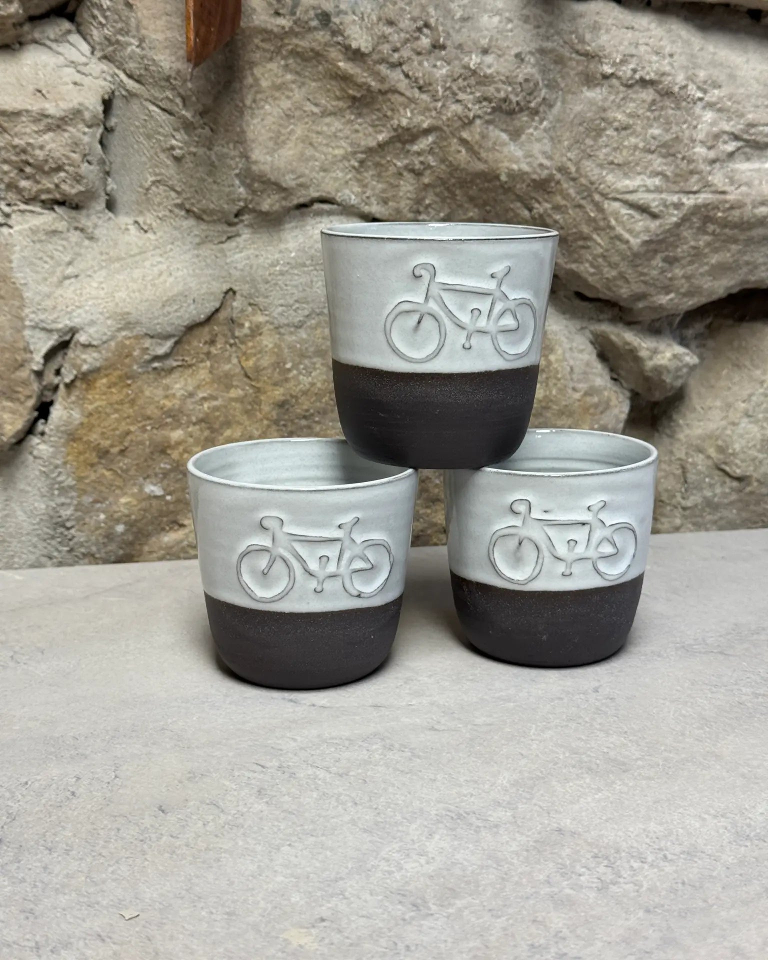 Czarka Ceramiczna Black & White Bike 200 ml | EB