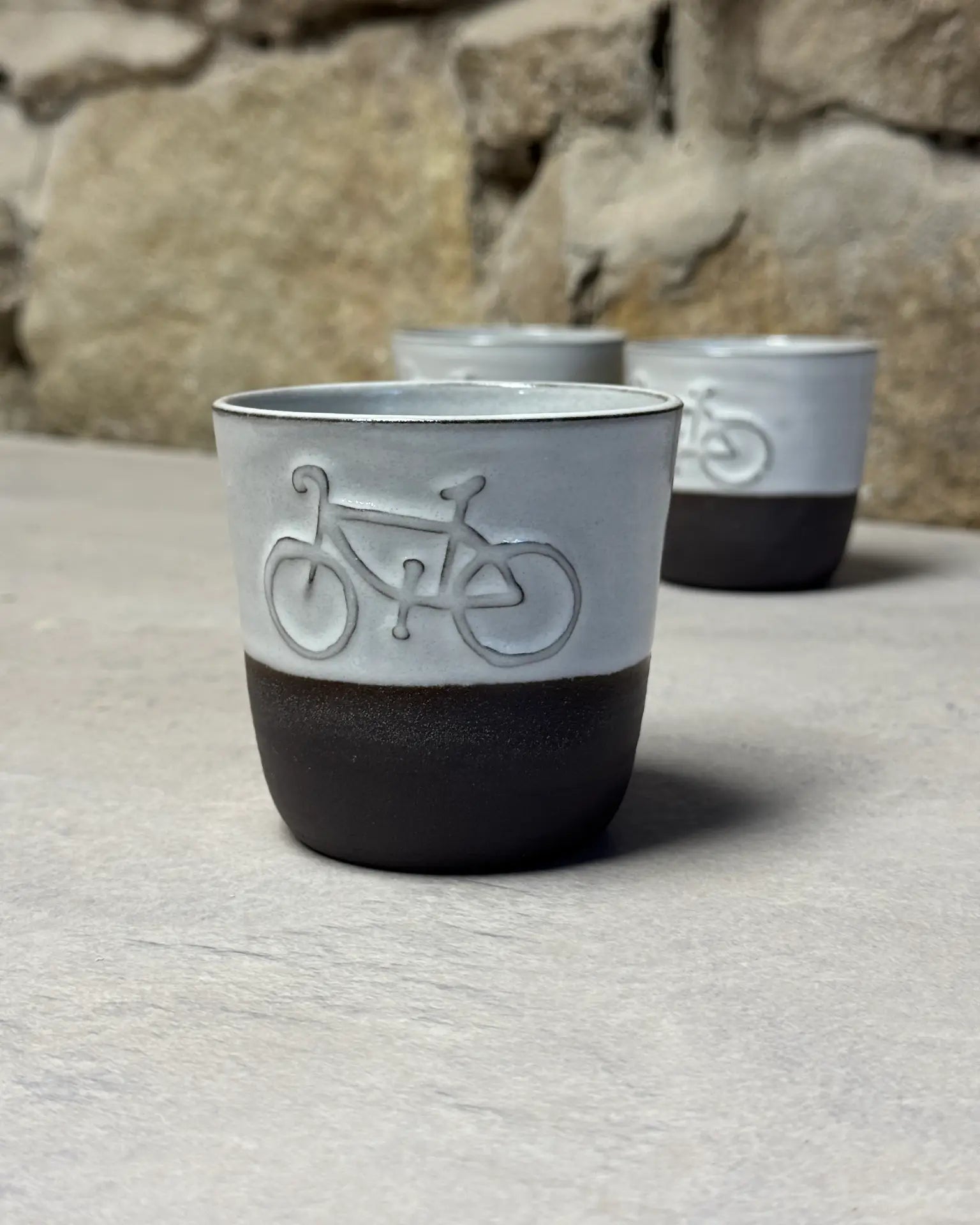 Czarka Ceramiczna Black & White Bike 200 ml | EB