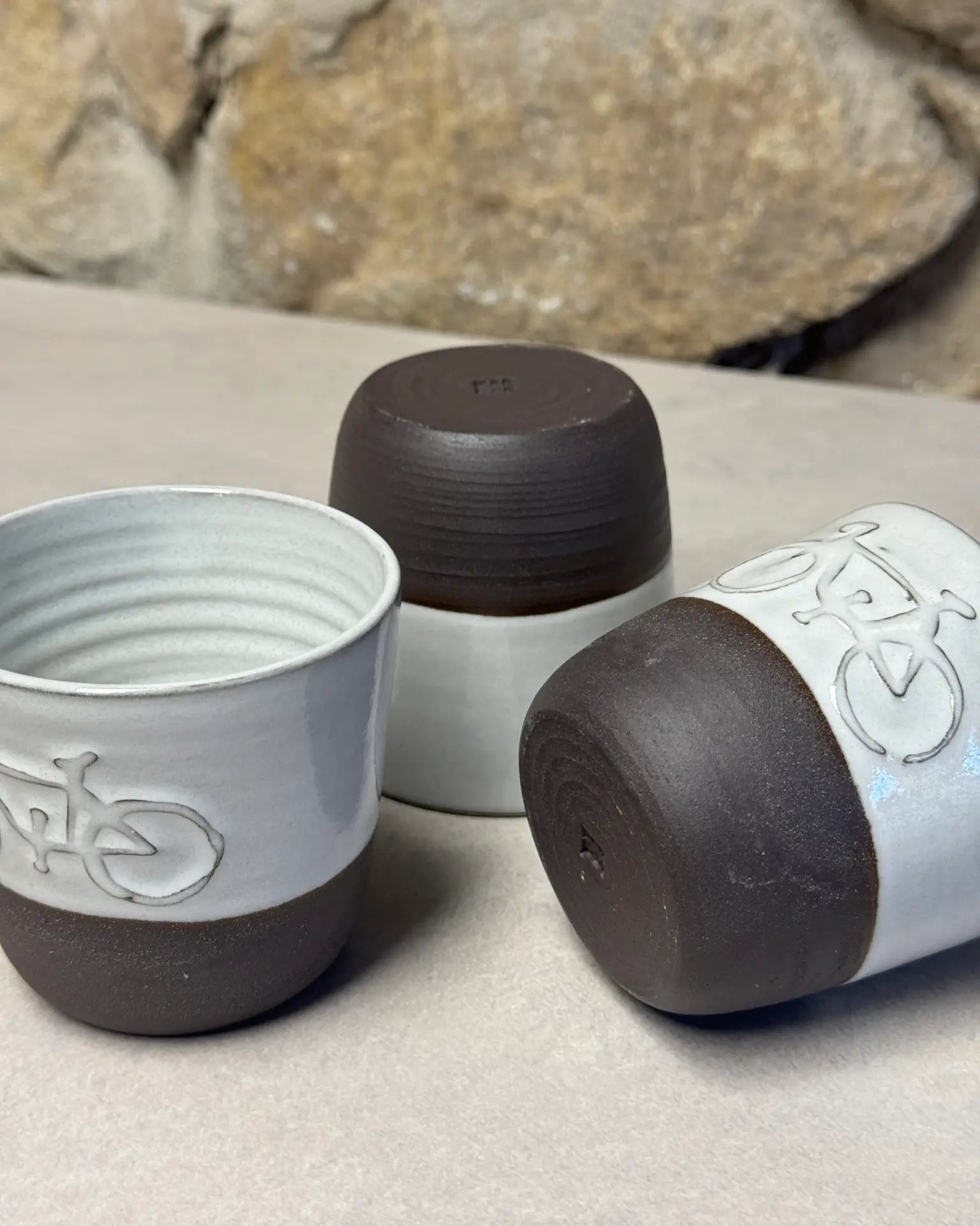 Czarka Ceramiczna Black & White Bike 200 ml | EB