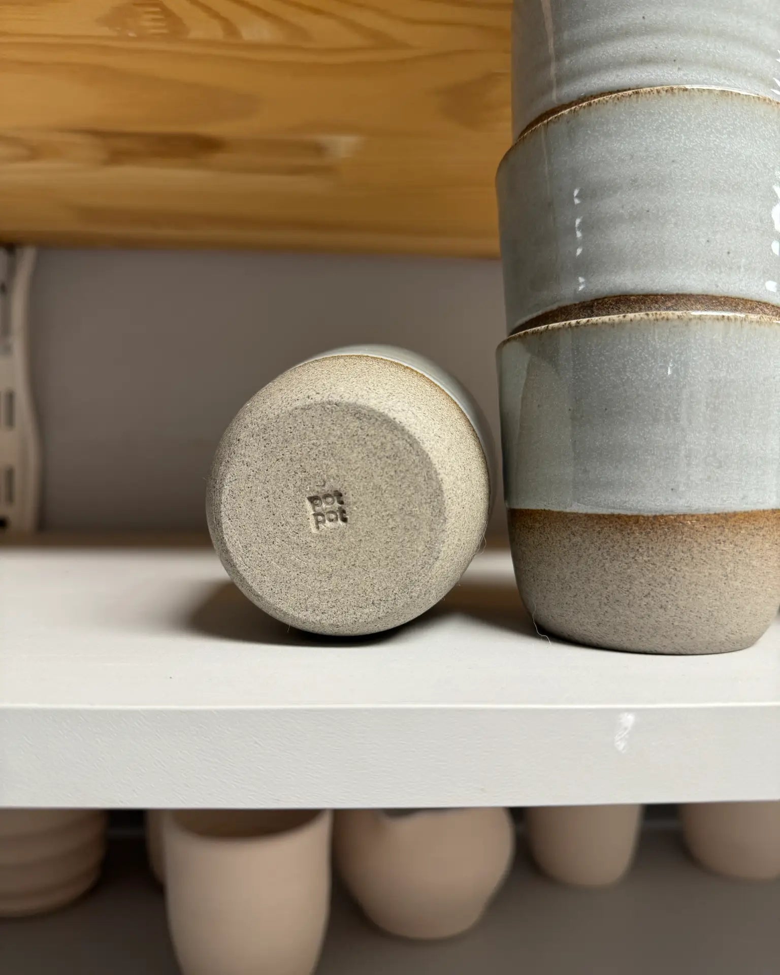 Czarka Ceramiczna Glossy Grey 200 ml | DS