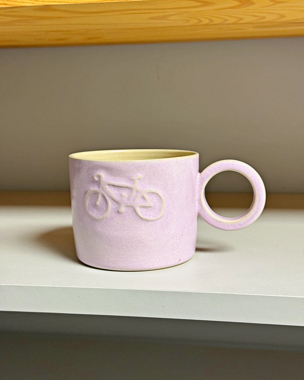 Ceramiczny Kubek Fioletowy Bike 350 ml | SA