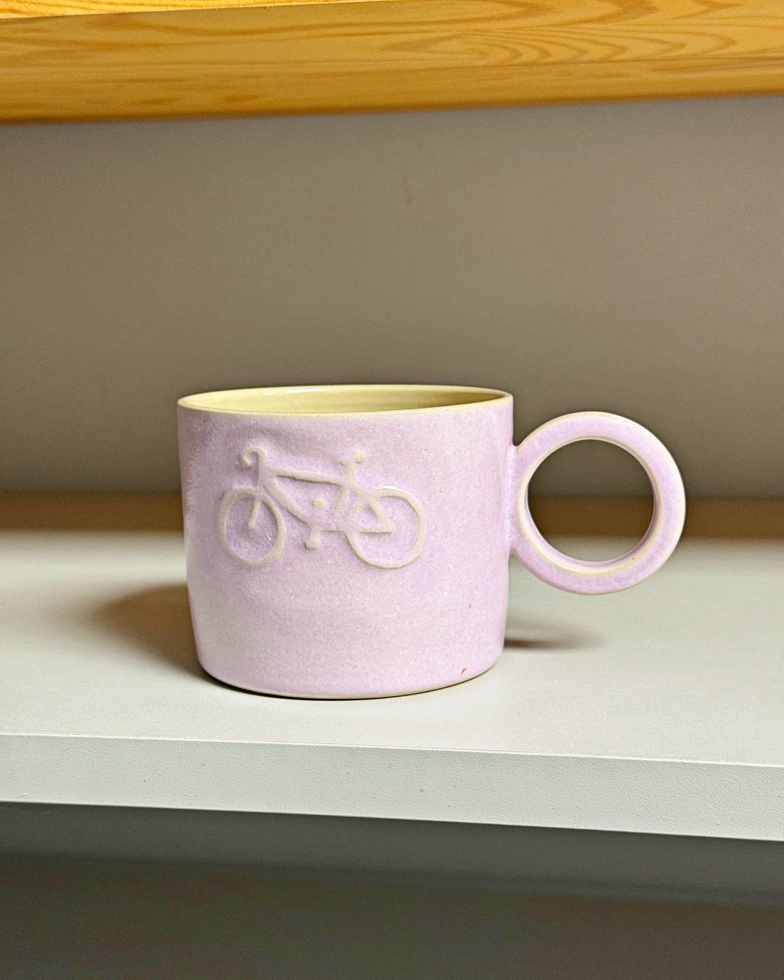 Ceramiczny Kubek Fioletowy Bike 350 ml | SA