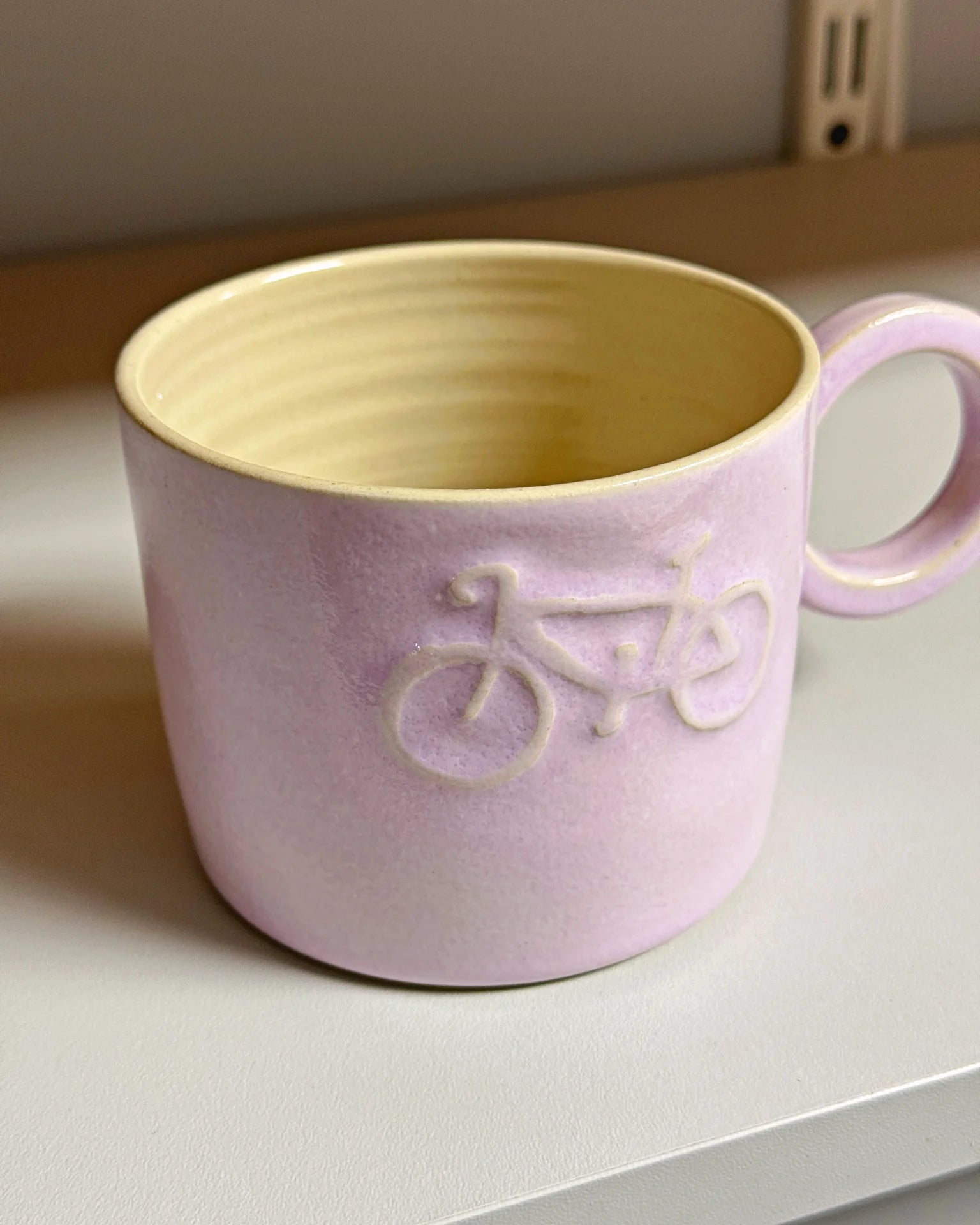 Ceramiczny Kubek Fioletowy Bike 350 ml | SA