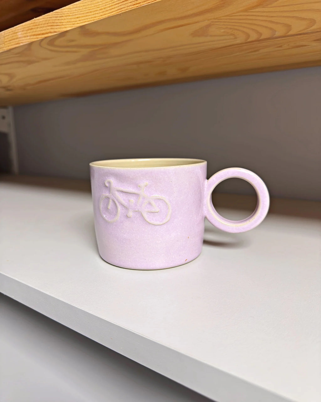 Ceramiczny Kubek Fioletowy Bike 350 ml | SA