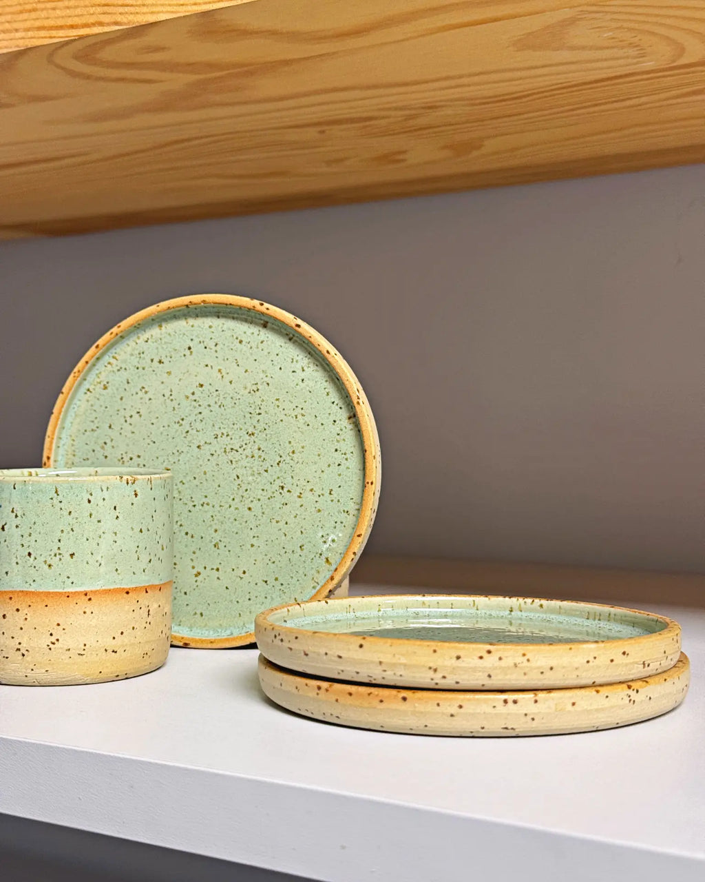 Ceramiczna Podstawka Zielona 11 cm | HD