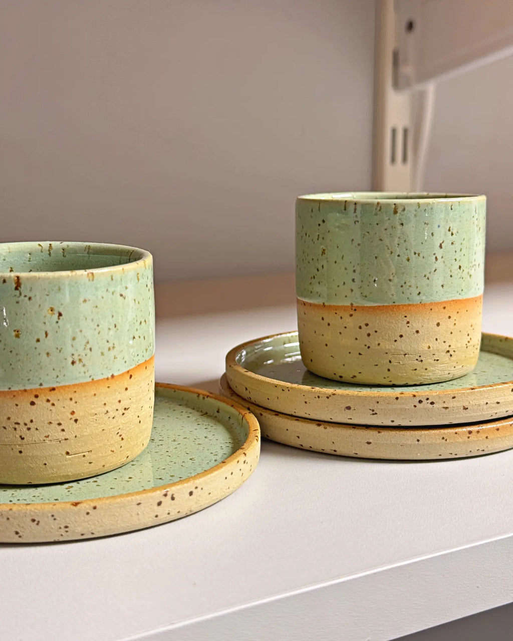 Ceramiczna Podstawka Zielona 11 cm | HD