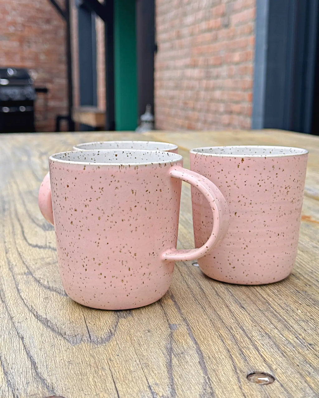 Ceramiczny Kubek Różowy Cottage 400 ml | HD