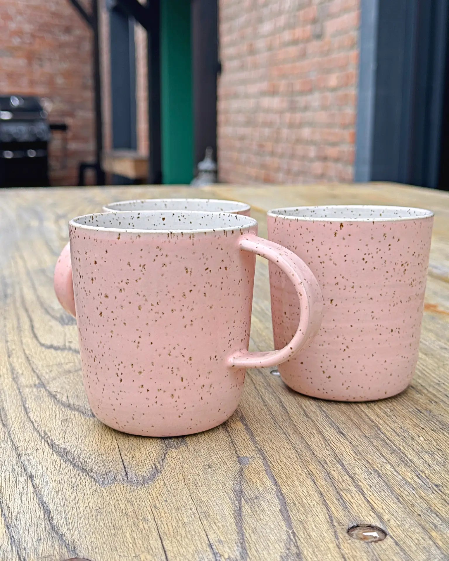 Ceramiczny Kubek Różowy Cottage 400 ml | HD