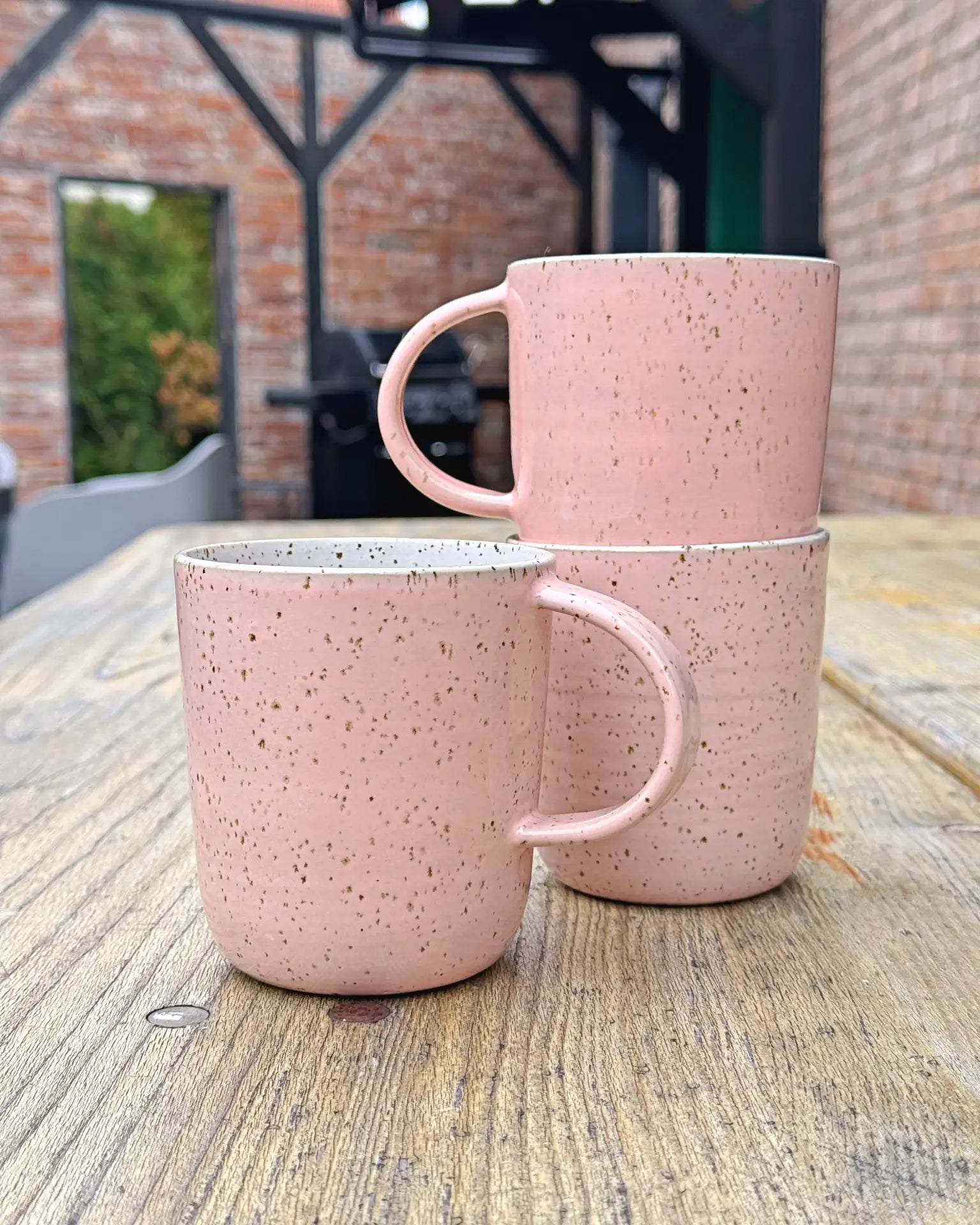 Ceramiczny Kubek Różowy Cottage 400 ml | HD