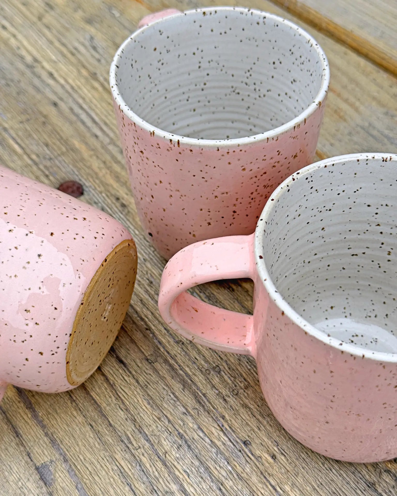 Ceramiczny Kubek Różowy Cottage 400 ml | HD