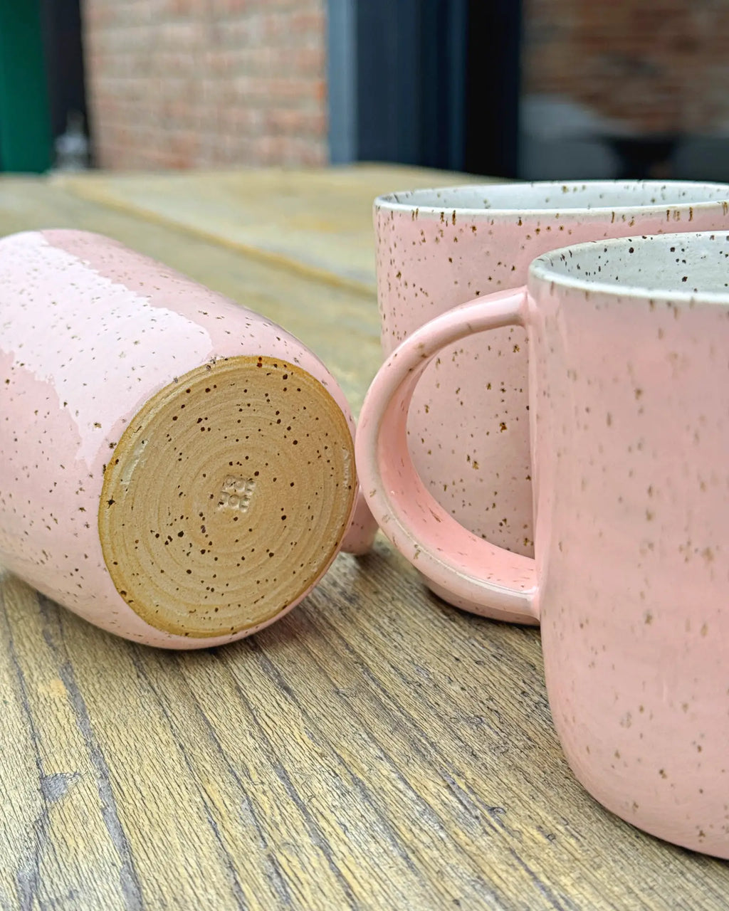 Ceramiczny Kubek Różowy Cottage 400 ml | HD