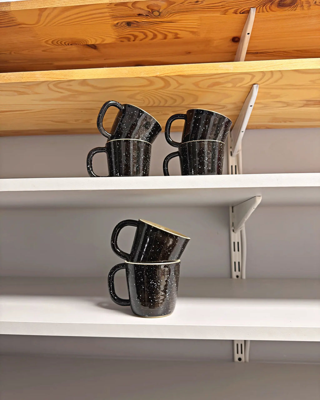 Czarny Kubek Ceramiczny Galaxy 200 ml | SA