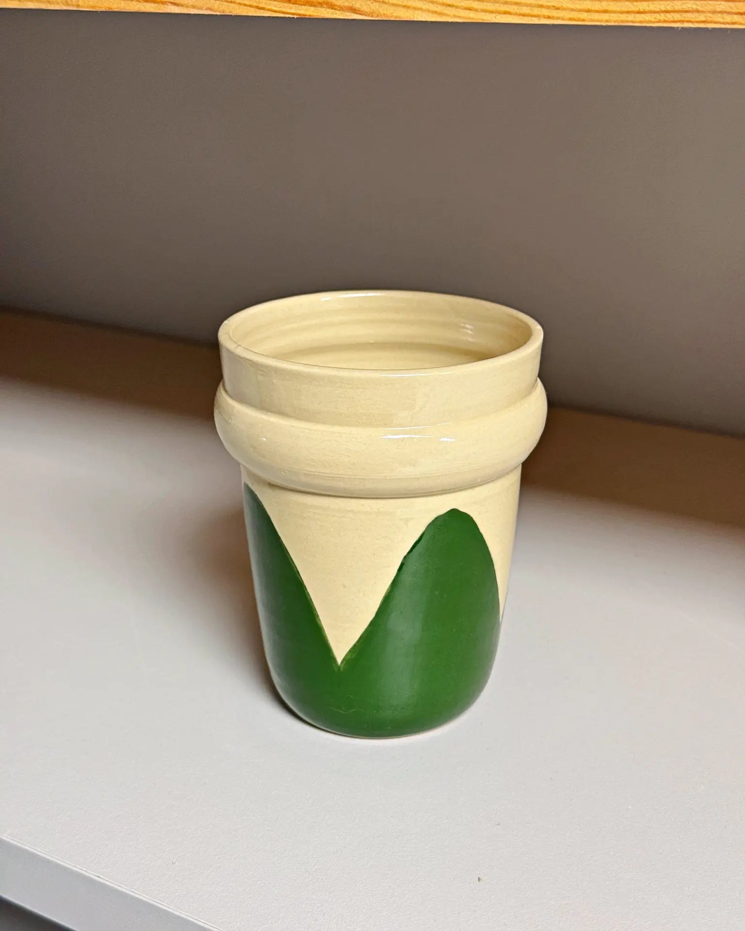 Czarka Ceramiczna Zielona Vintage 300 ml | SA