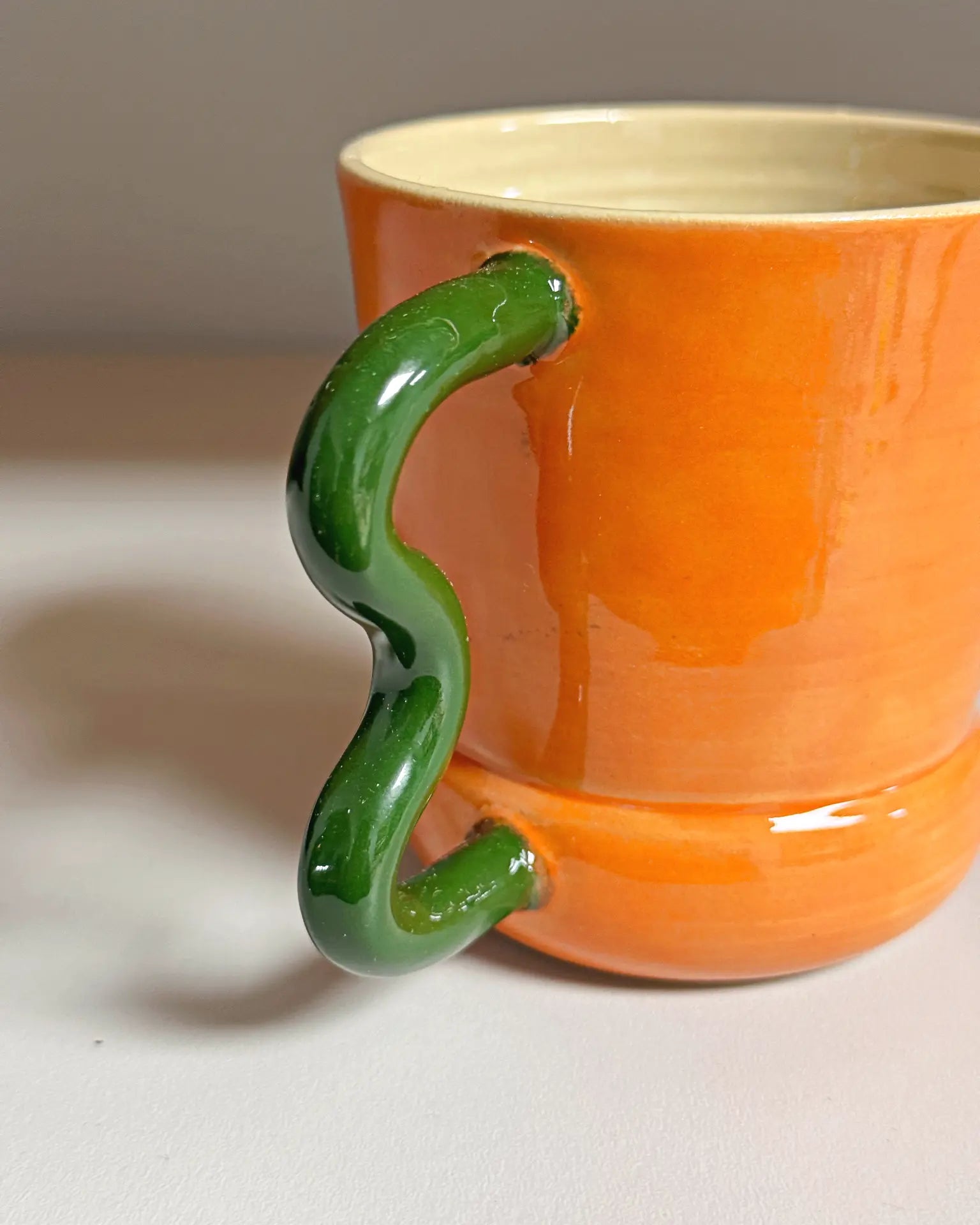 Kubek Ceramiczny Orange Modern 280 ml | SA