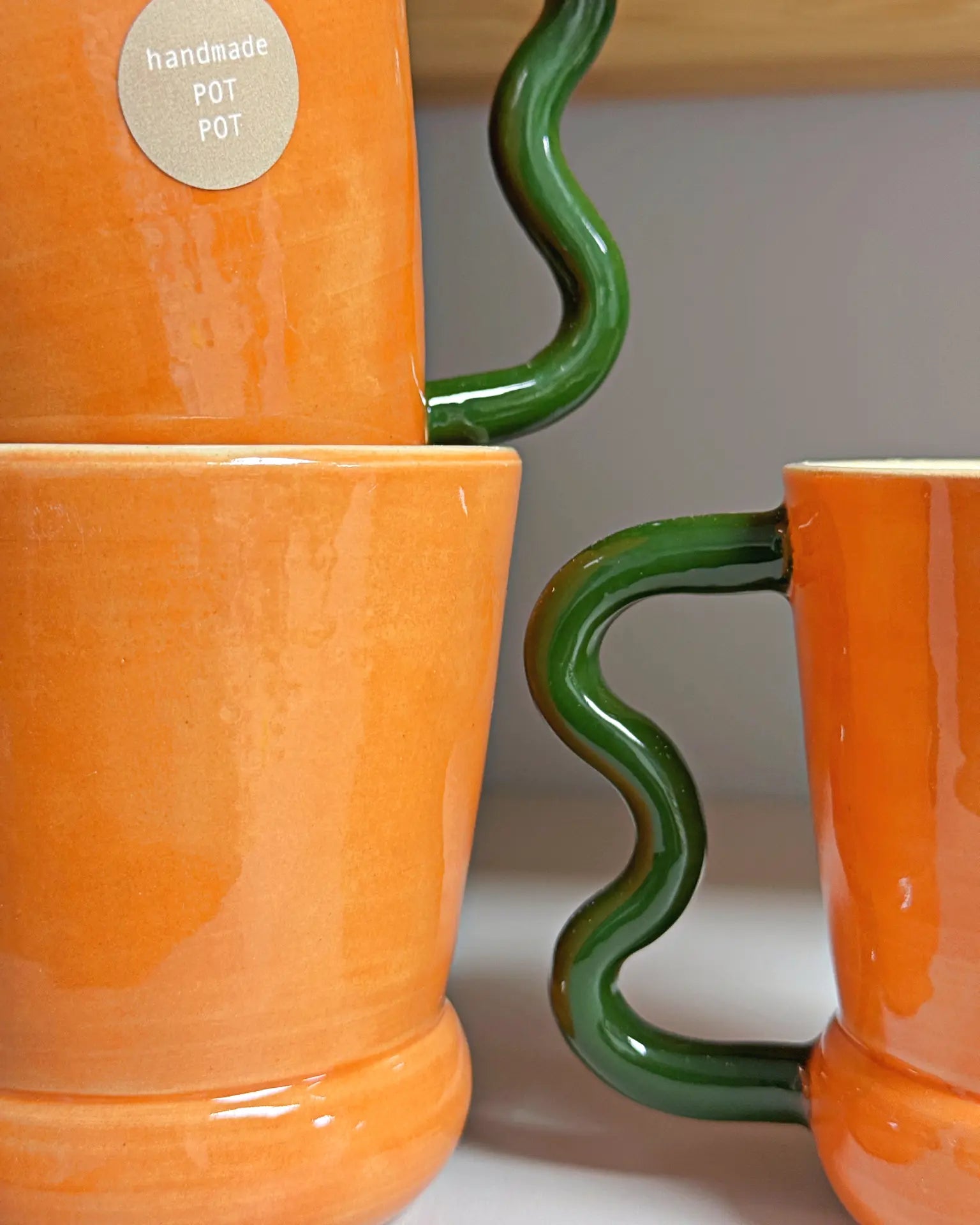 Kubek Ceramiczny Orange Modern 280 ml | SA