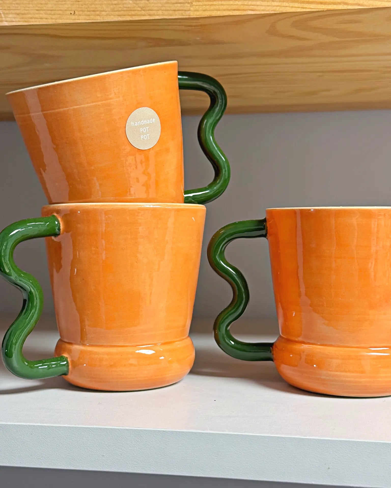 Kubek Ceramiczny Orange Modern 280 ml | SA