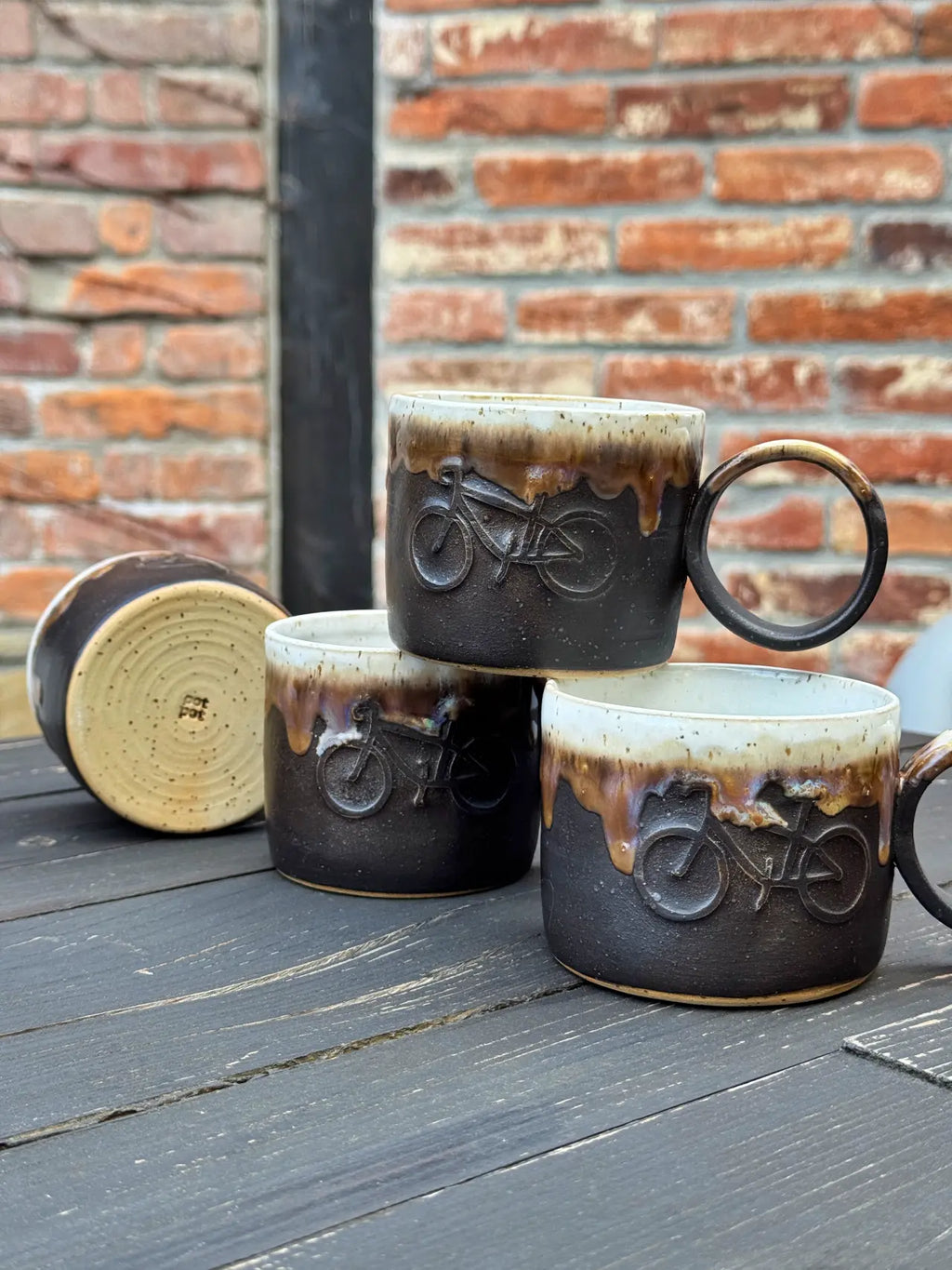Kubek Ceramiczny Dark Chocolate Bike 280 ml