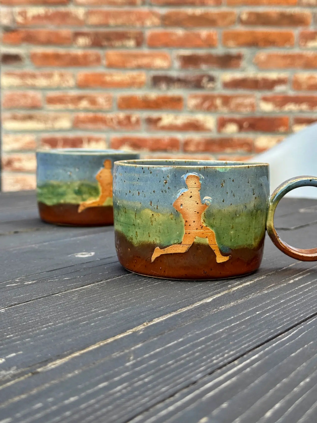Kubek Ceramiczny Biegacz Przełajowy 450 ml