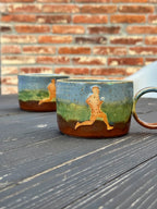 Kubek Ceramiczny Biegacz Przełajowy 450 ml