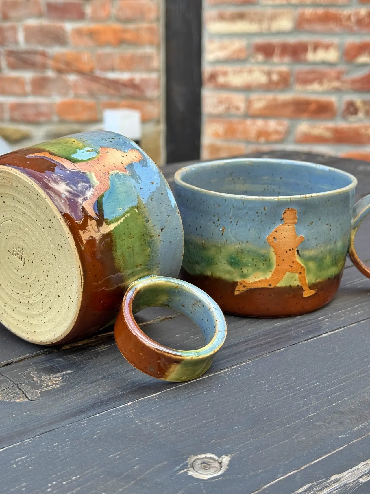 Kubek Ceramiczny Biegacz Przełajowy 450 ml