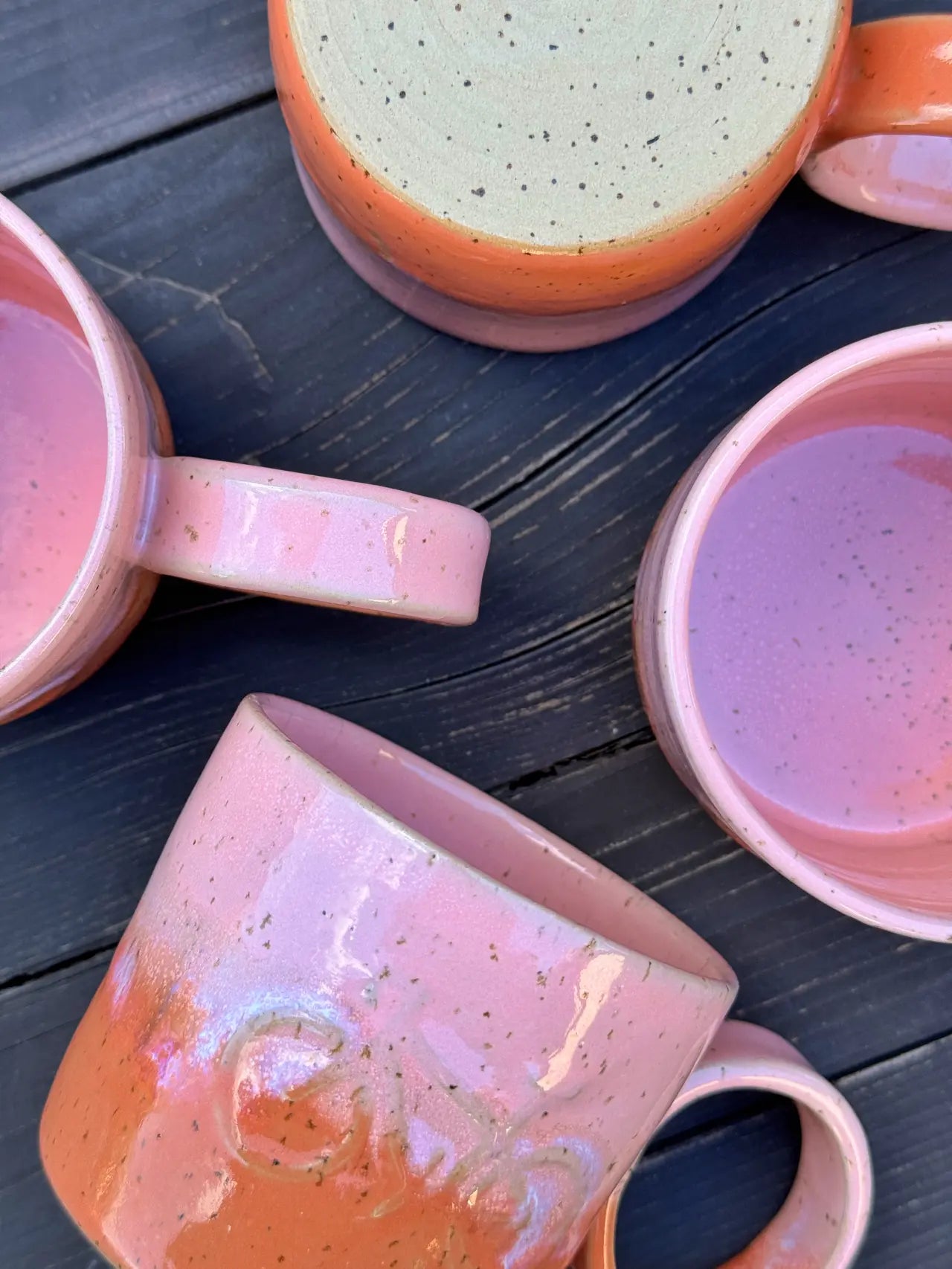 Kubek Ceramiczny Pomarańczowy Flux Bike 280 ml