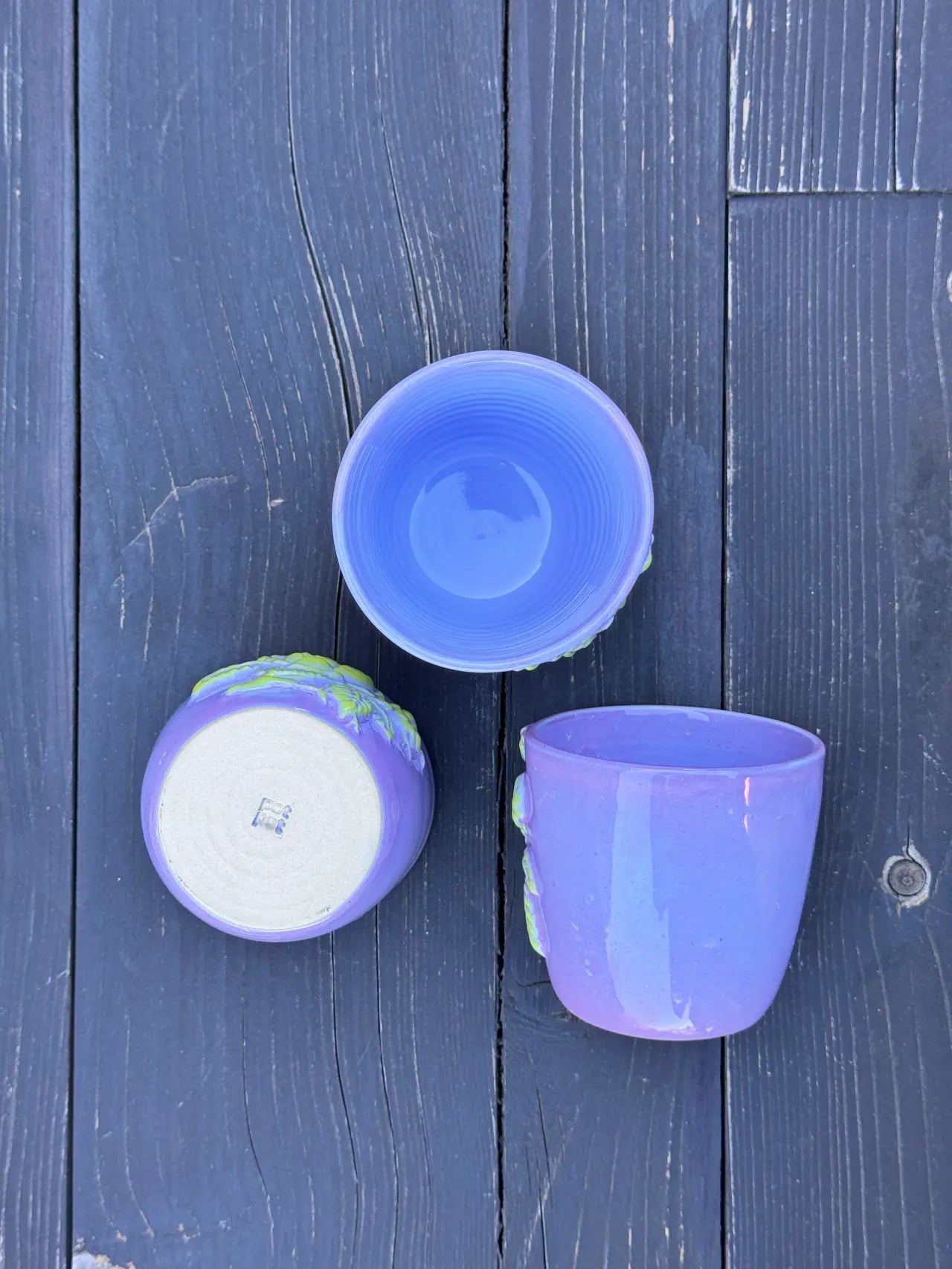 Czarka Ceramiczna Fioletowa Róża 200 ml