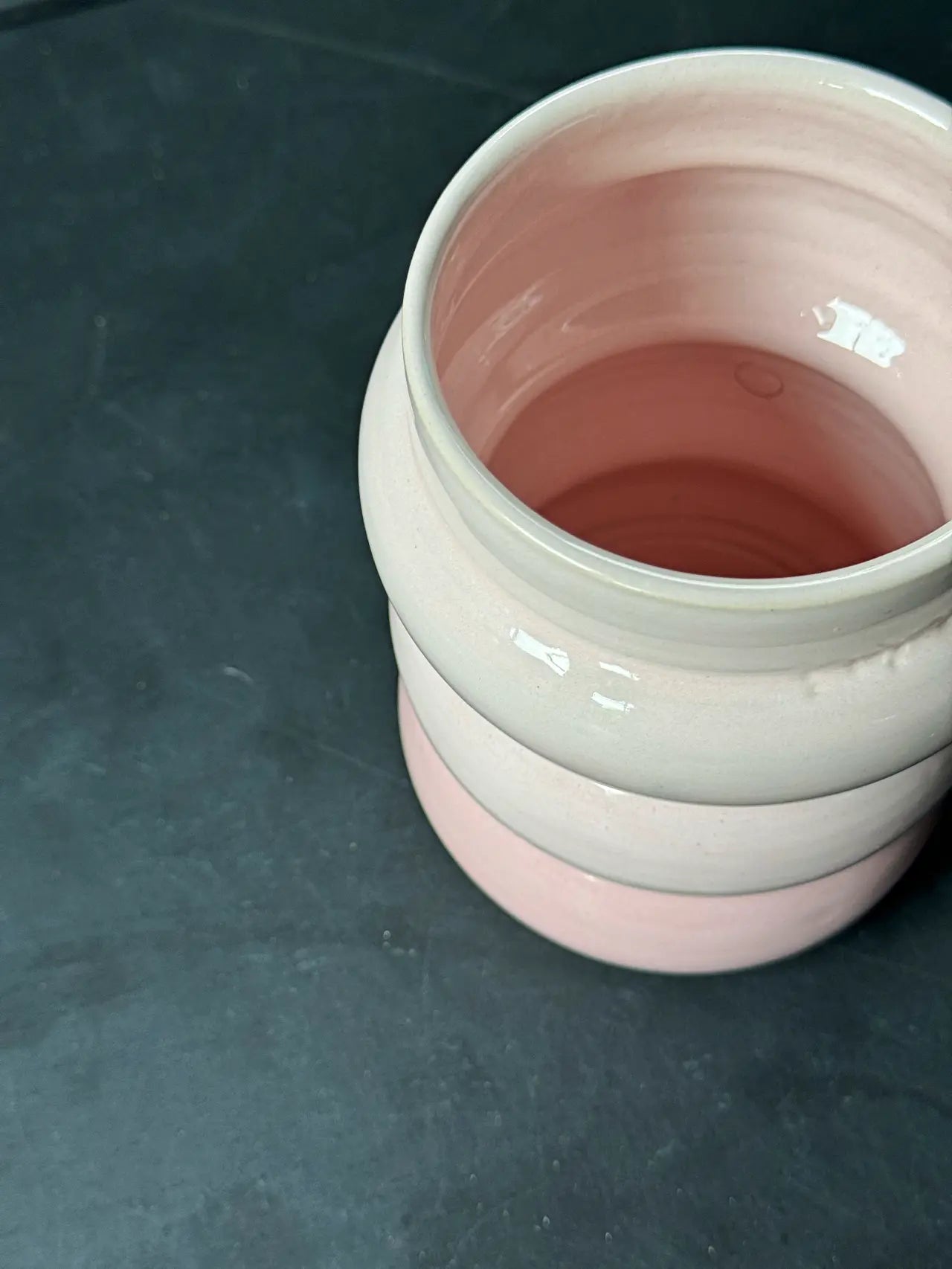 Wazon Stack Donut Rose 900 ml