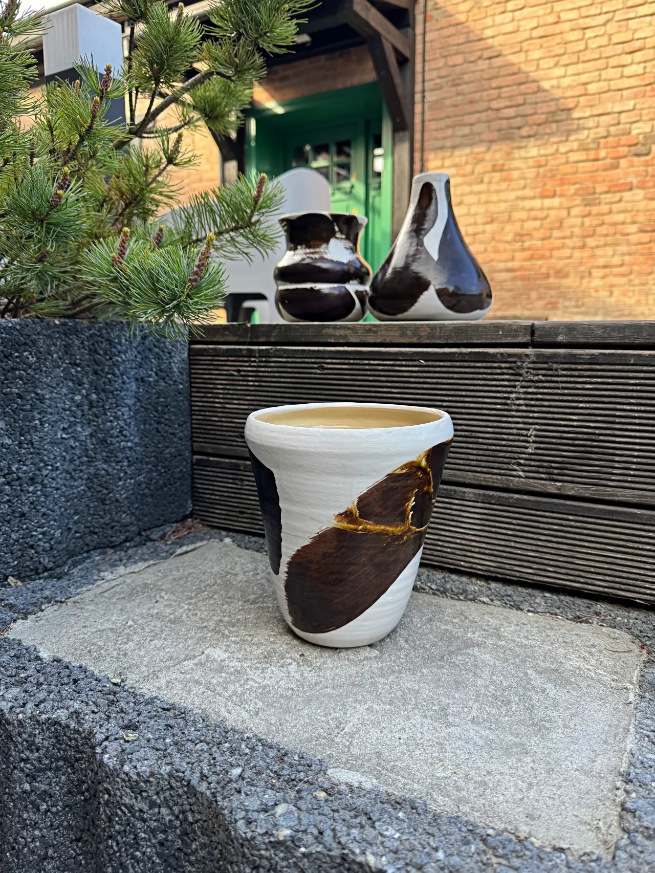 Wazon Ceramiczny Duo-Tone 18 cm