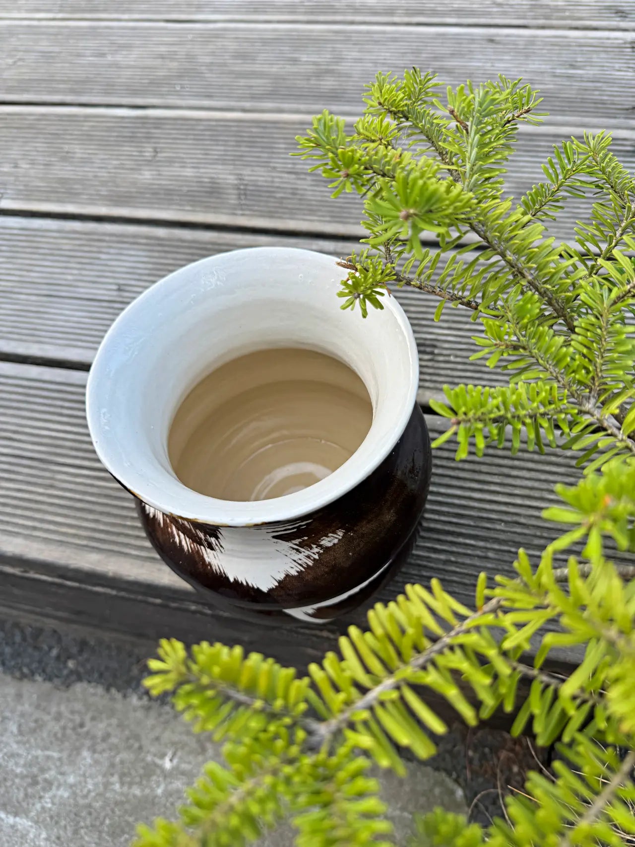 Wazon Ceramiczny Duo-Tone 15 cm
