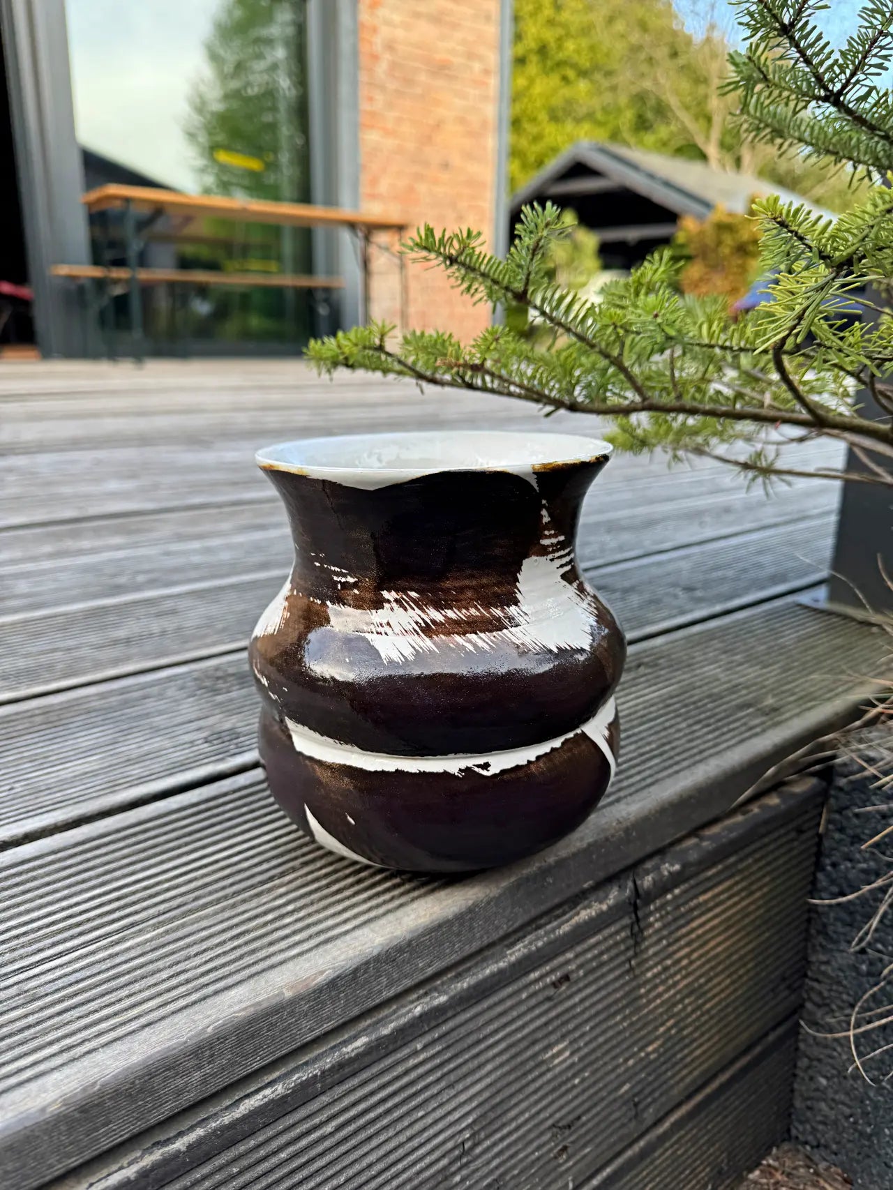 Wazon Ceramiczny Duo-Tone 15 cm